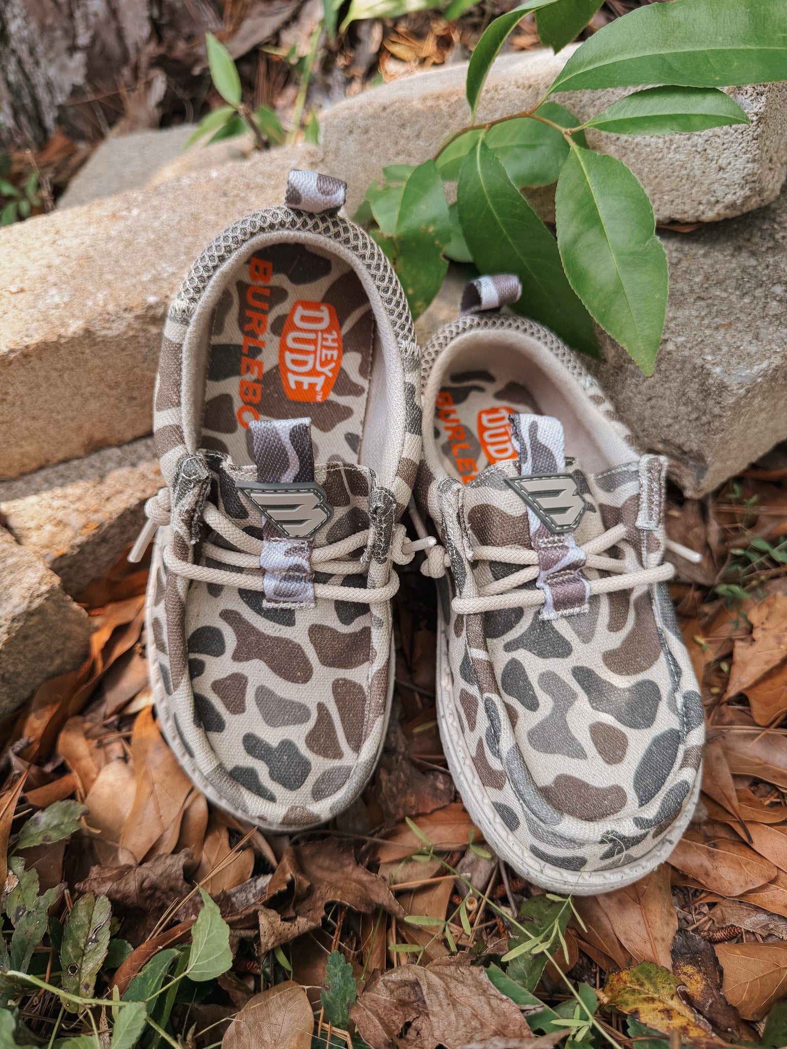 Youth HEYDUDE X BURLEBO Funk Youth Deer Camo