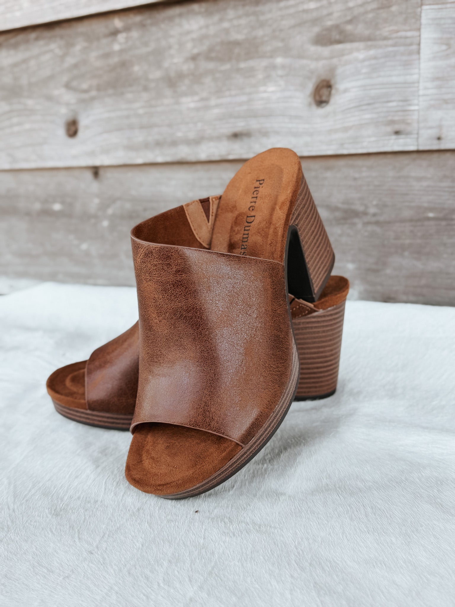 Here We Are Block Heel Sandal
