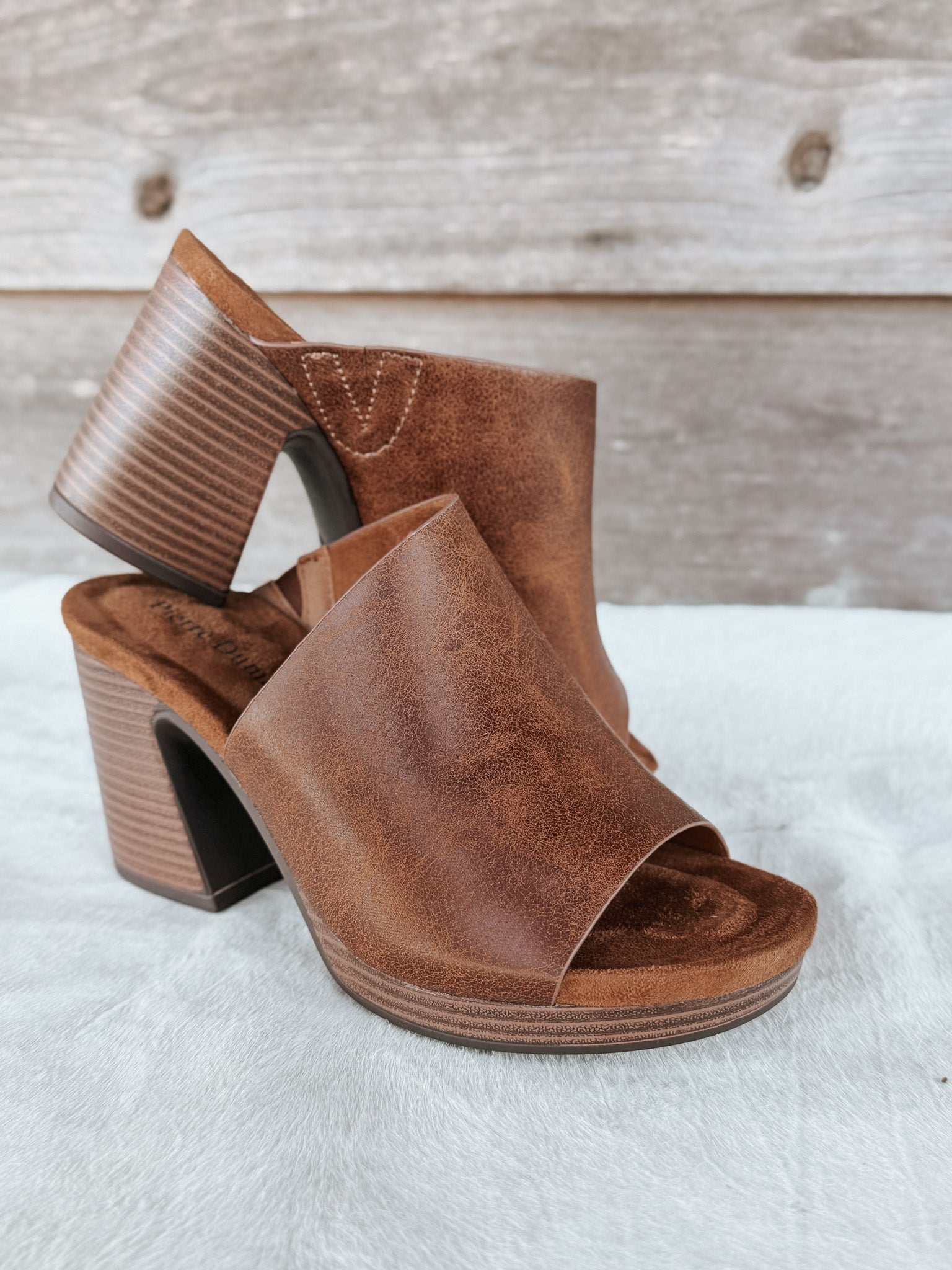 Here We Are Block Heel Sandal