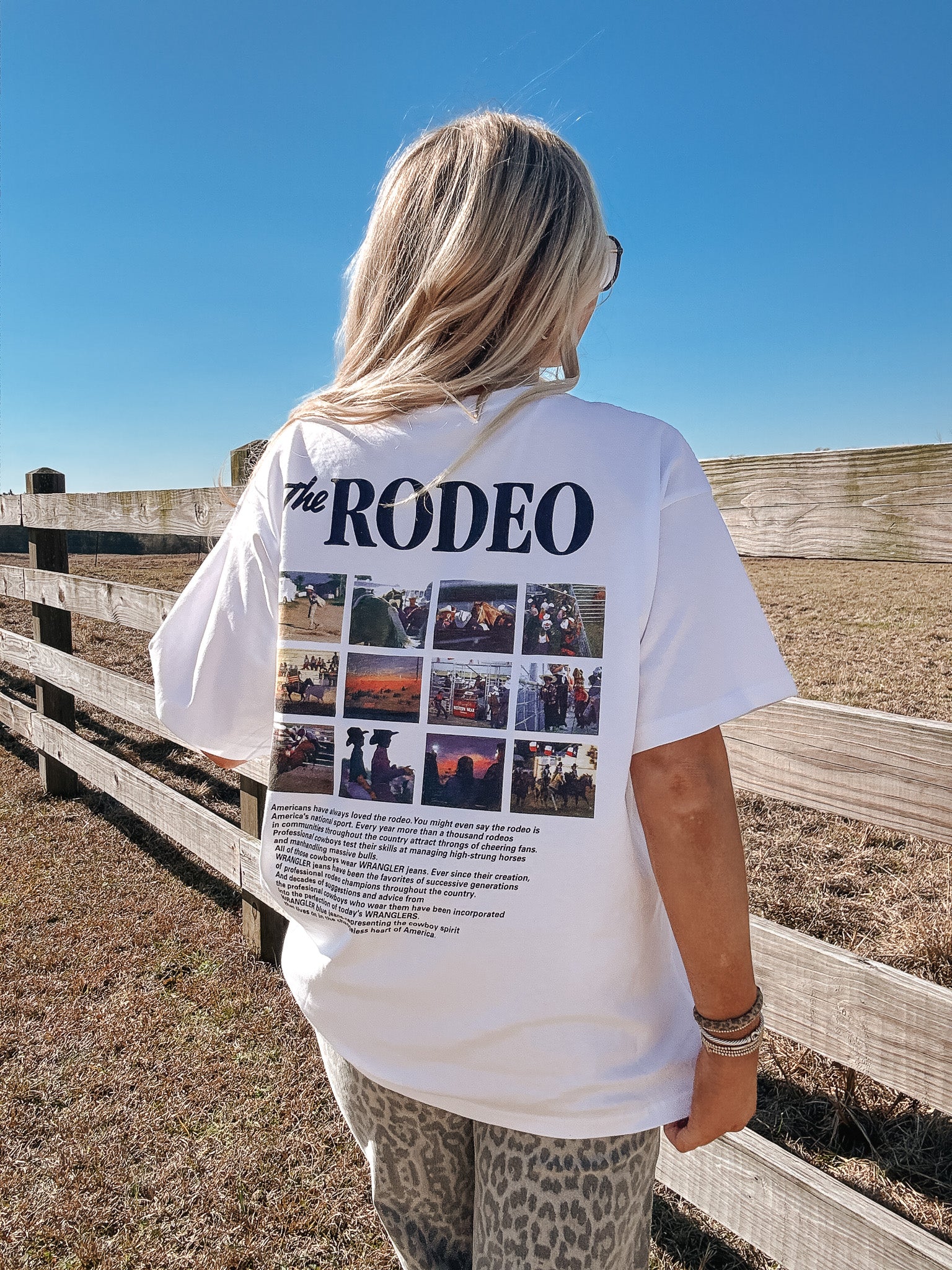 Wrangler Rodeo Snaps Oversized Tee