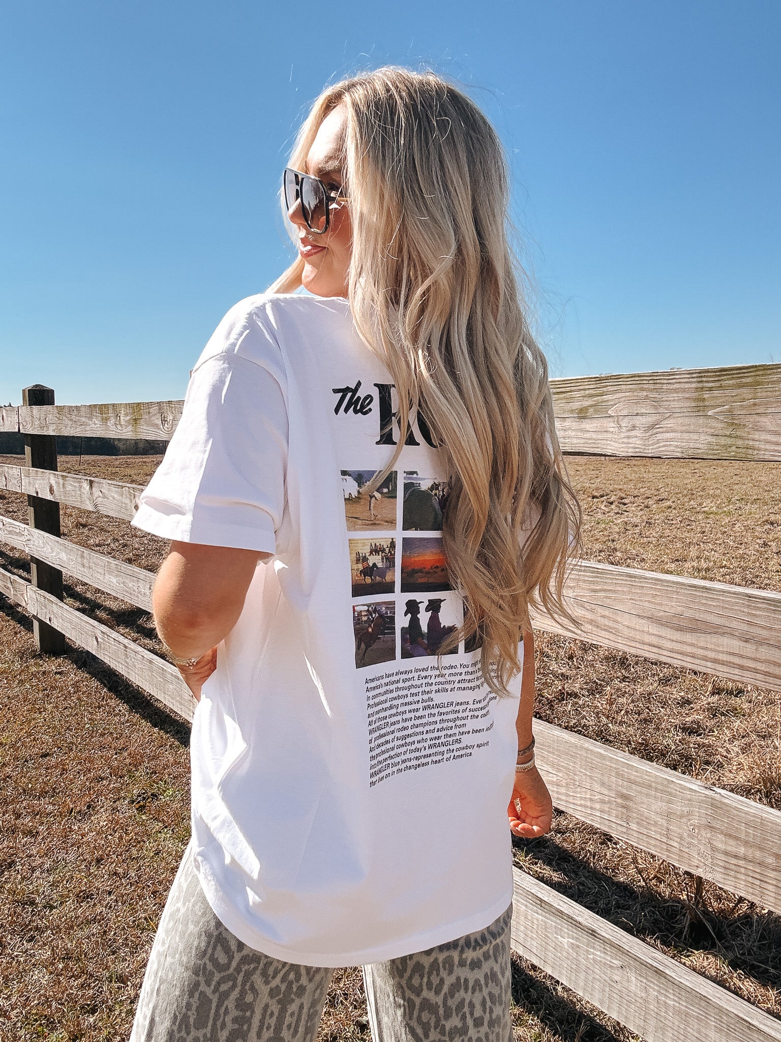 Wrangler Rodeo Snaps Oversized Tee