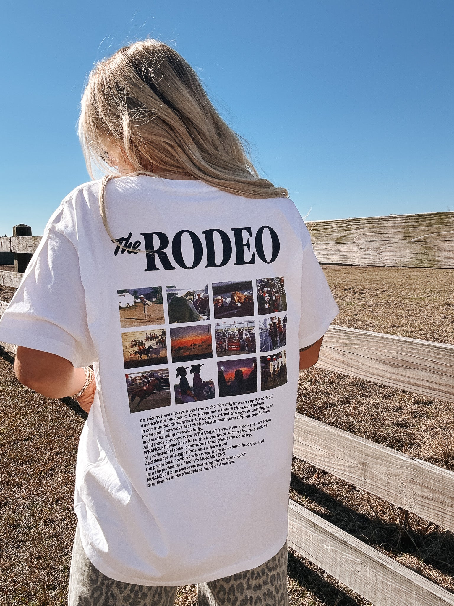 Wrangler Rodeo Snaps Oversized Tee