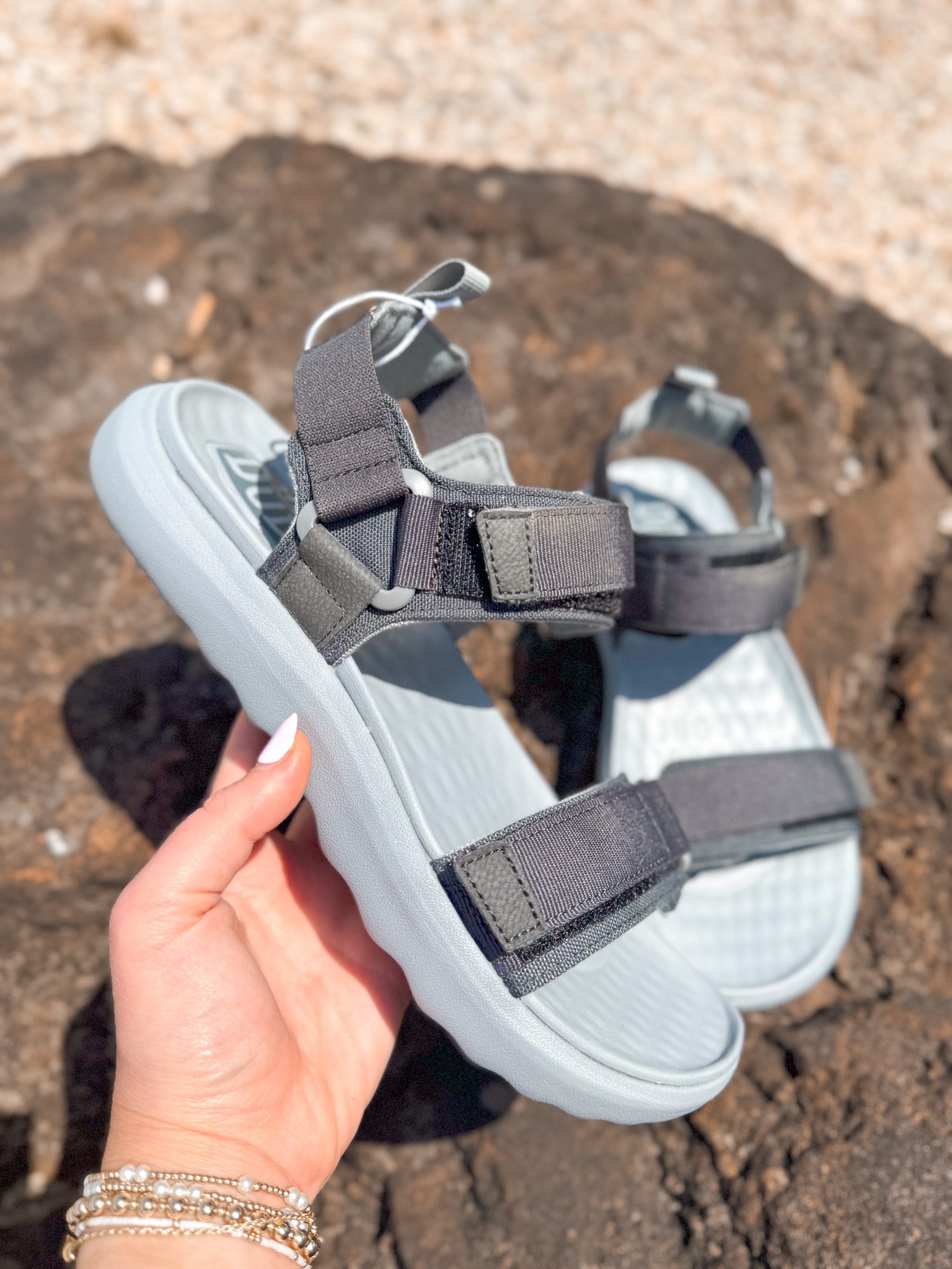 Men's Hey Dude Carson Sandal Sport Mode Black