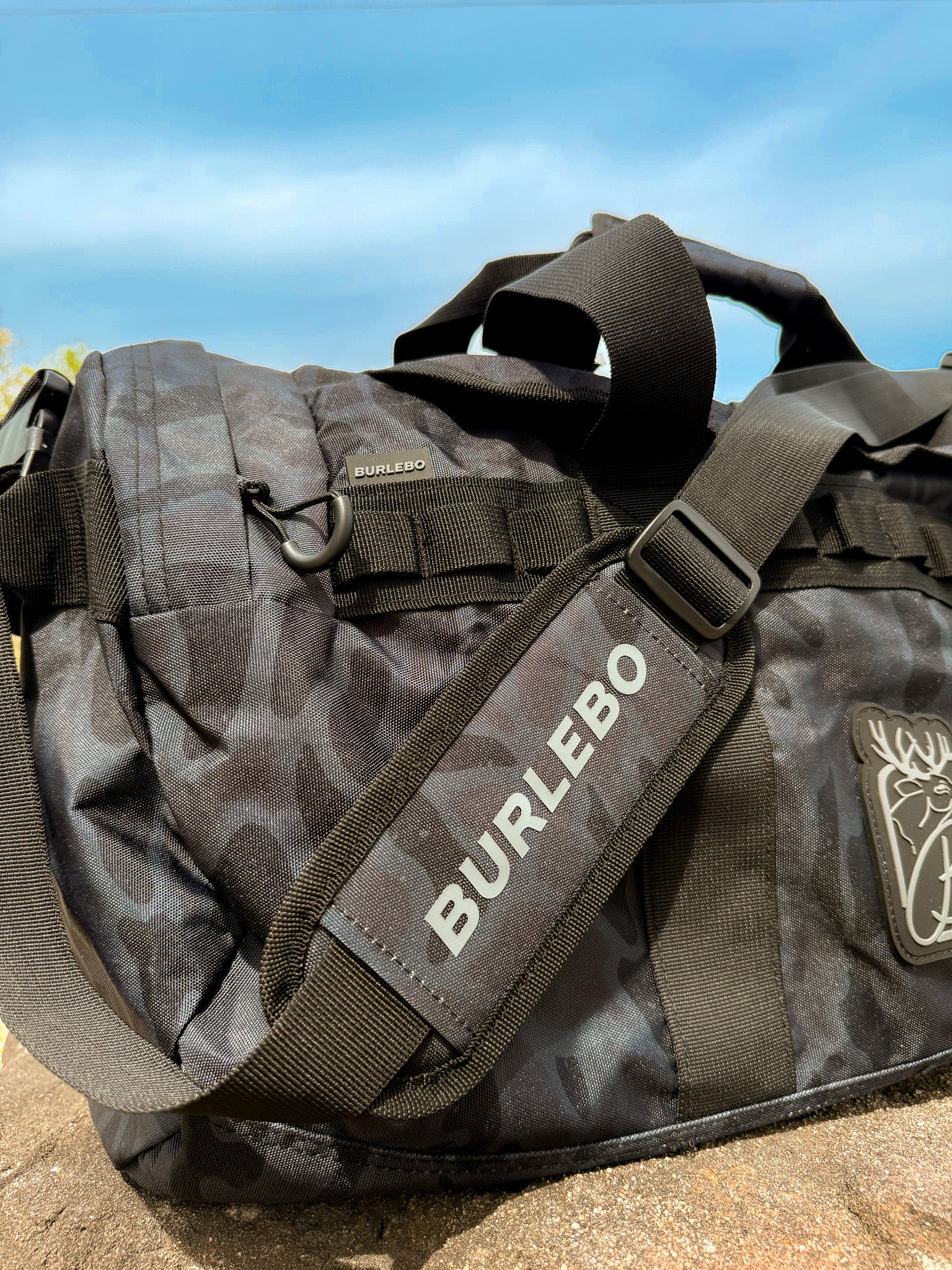 BURLEBO Duffle - Black Camo
