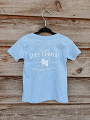 Youth Boot Country Tee in Blue