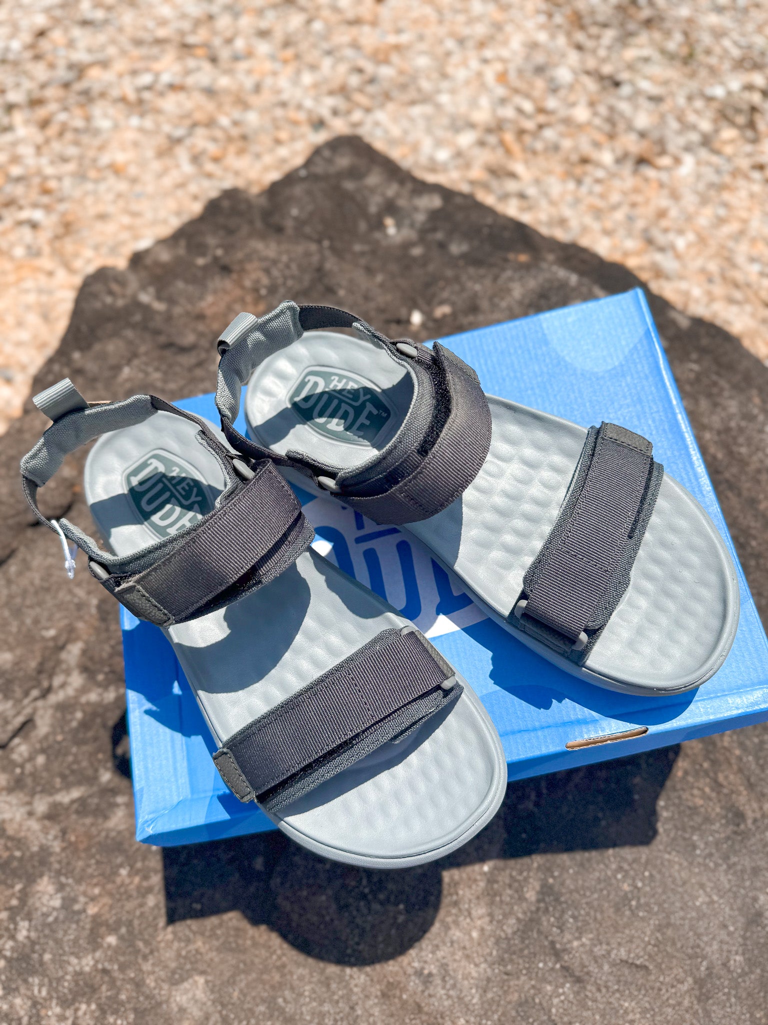 Men's Hey Dude Carson Sandal Sport Mode Black