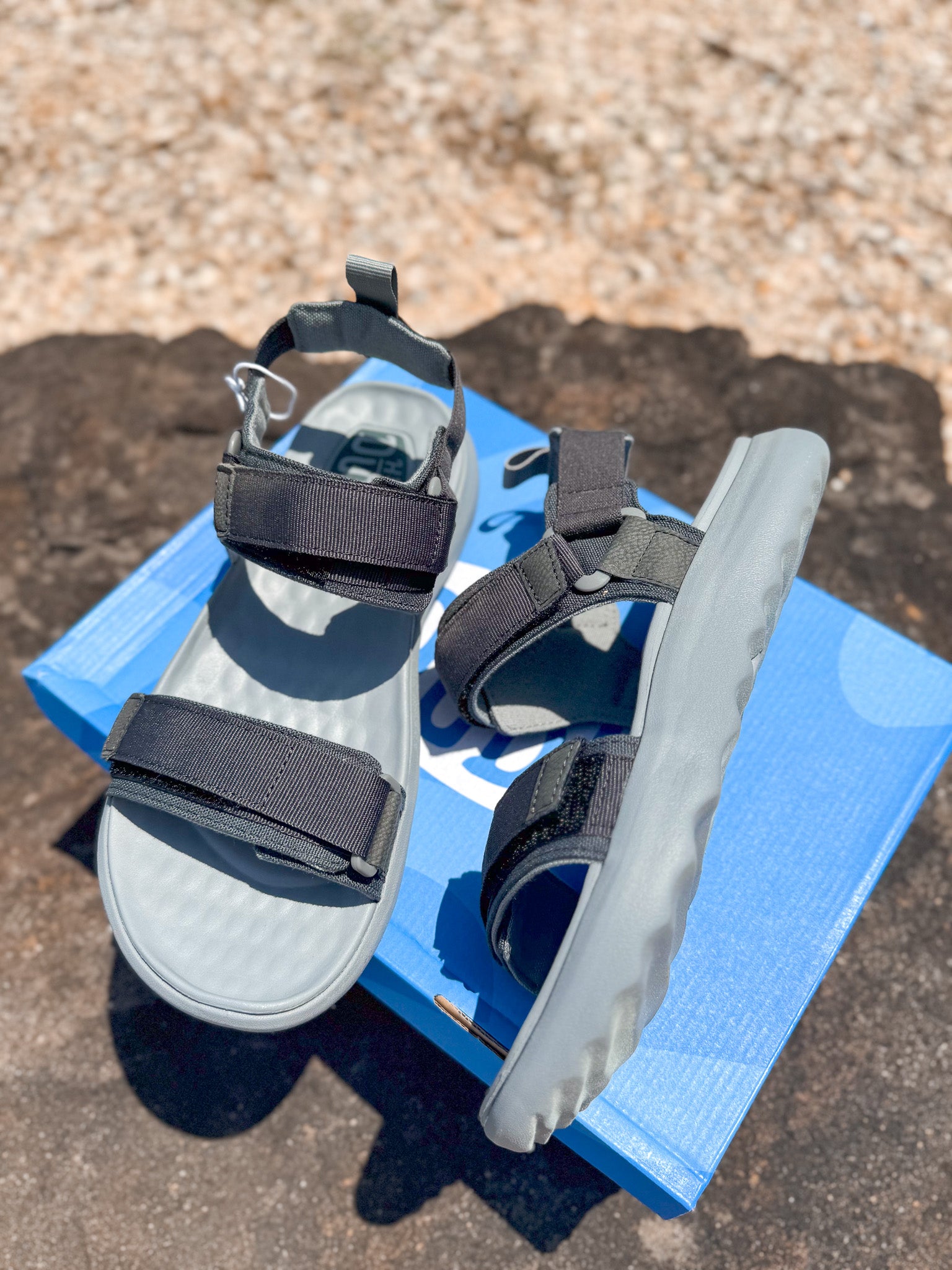 Men's Hey Dude Carson Sandal Sport Mode Black