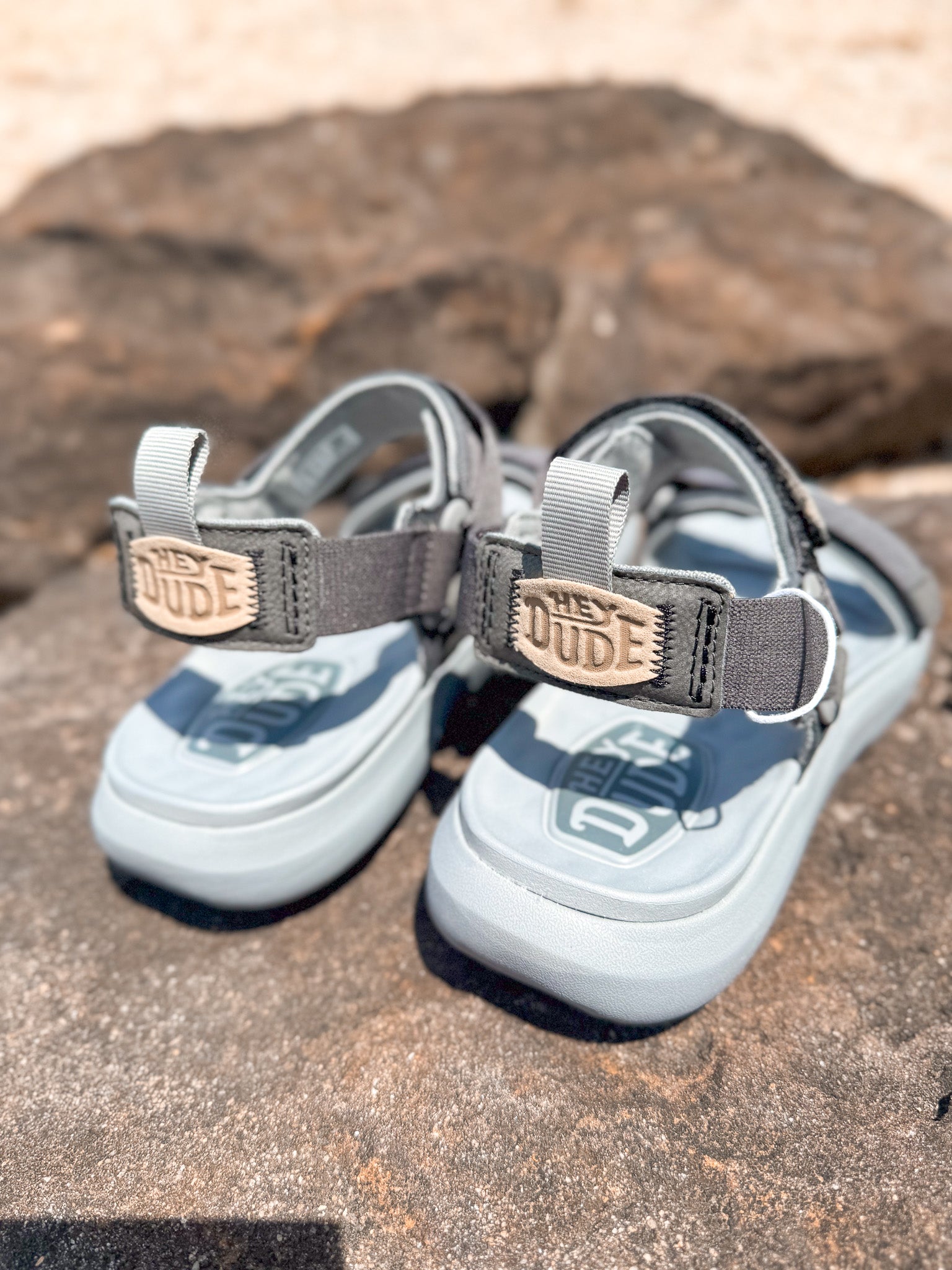 Men's Hey Dude Carson Sandal Sport Mode Black