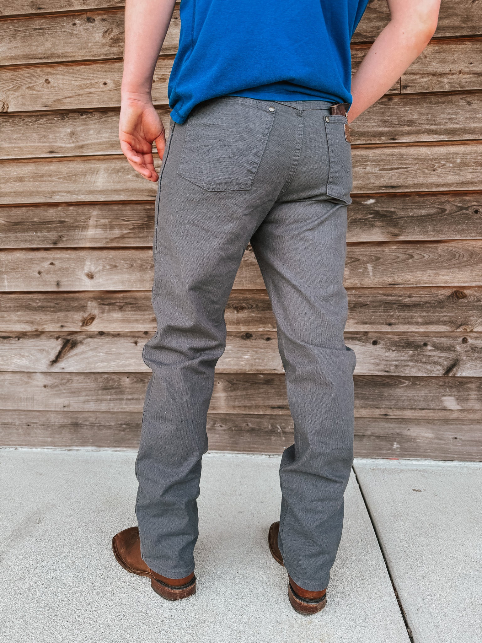 Men's Wrangler Premium Performance Tough Comfort Cowboy Cut® Regular Fit Canvas Jean