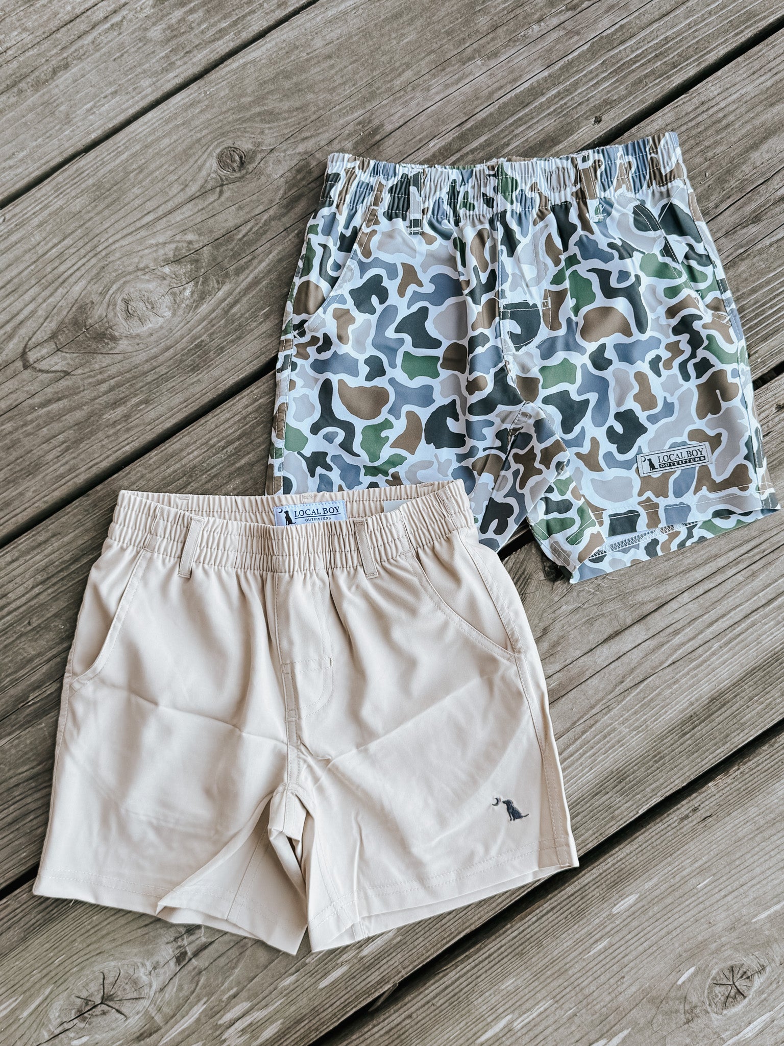Youth Local Boy Outfitters Volley Shorts in Khaki