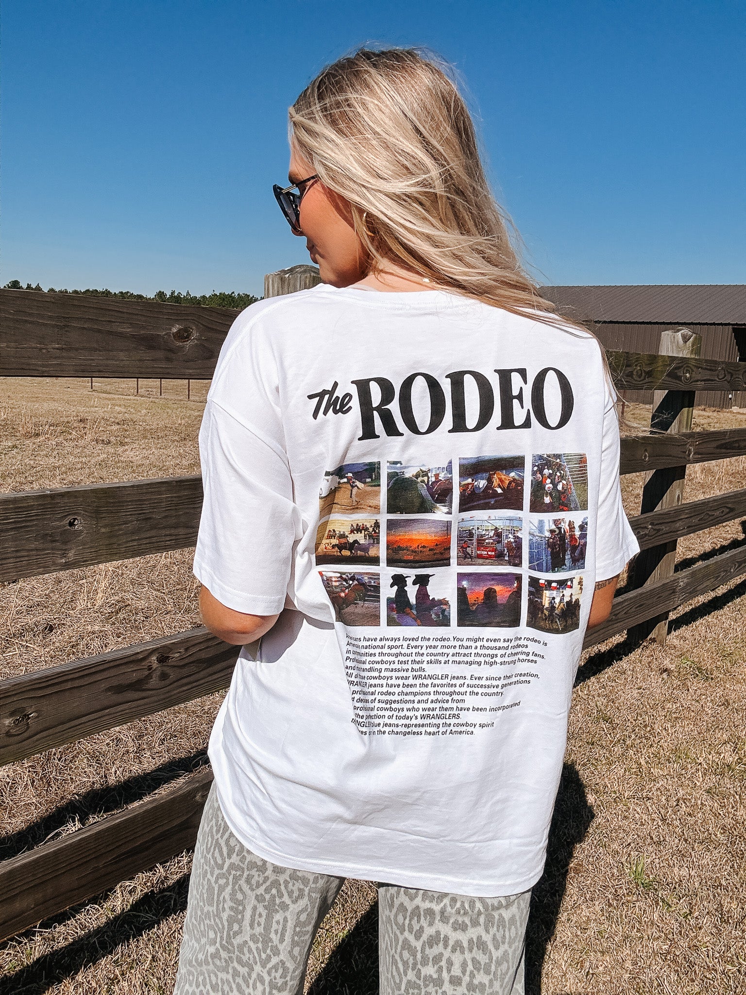 Wrangler Rodeo Snaps Oversized Tee