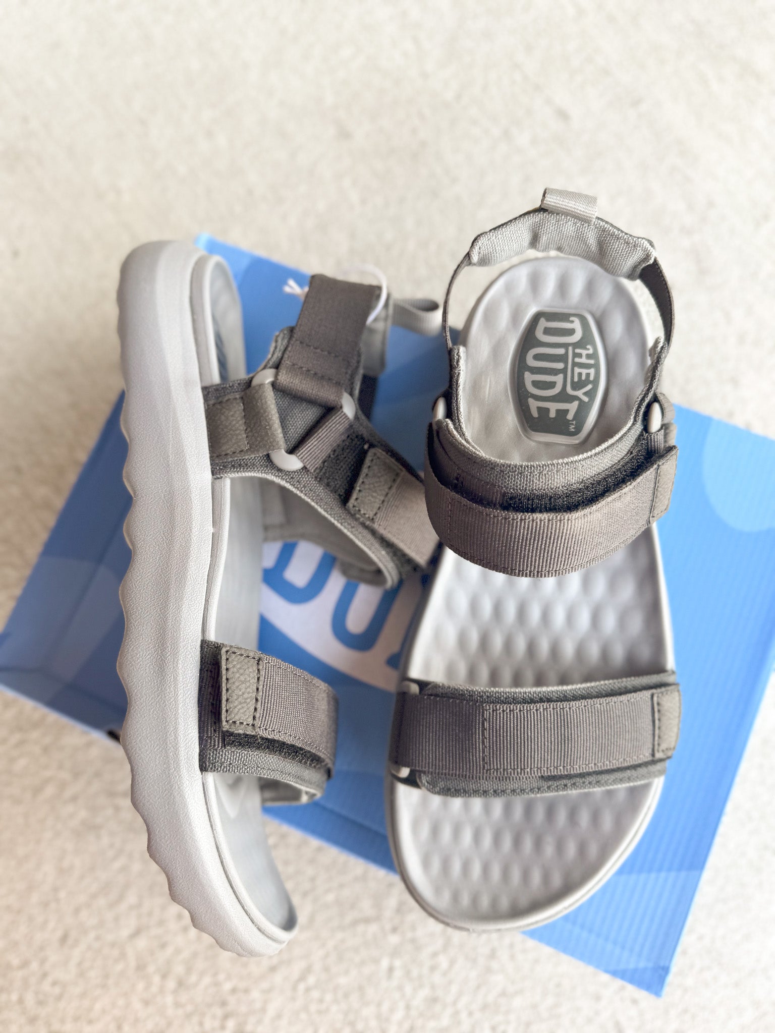 Men's Hey Dude Carson Sandal Sport Mode Black