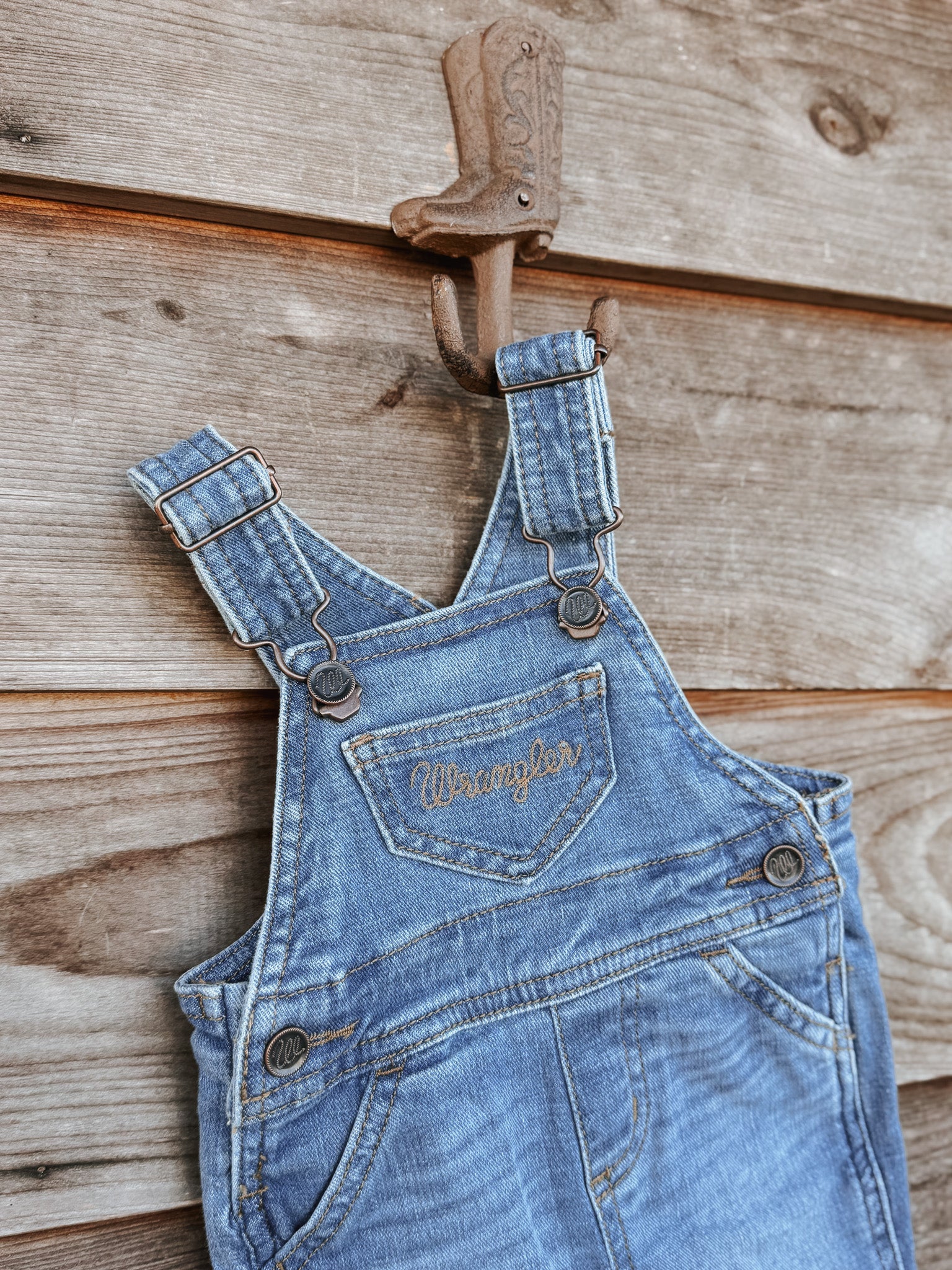 Wrangler Youth Kendra Denim Overalls