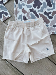 Youth Local Boy Outfitters Volley Shorts in Khaki