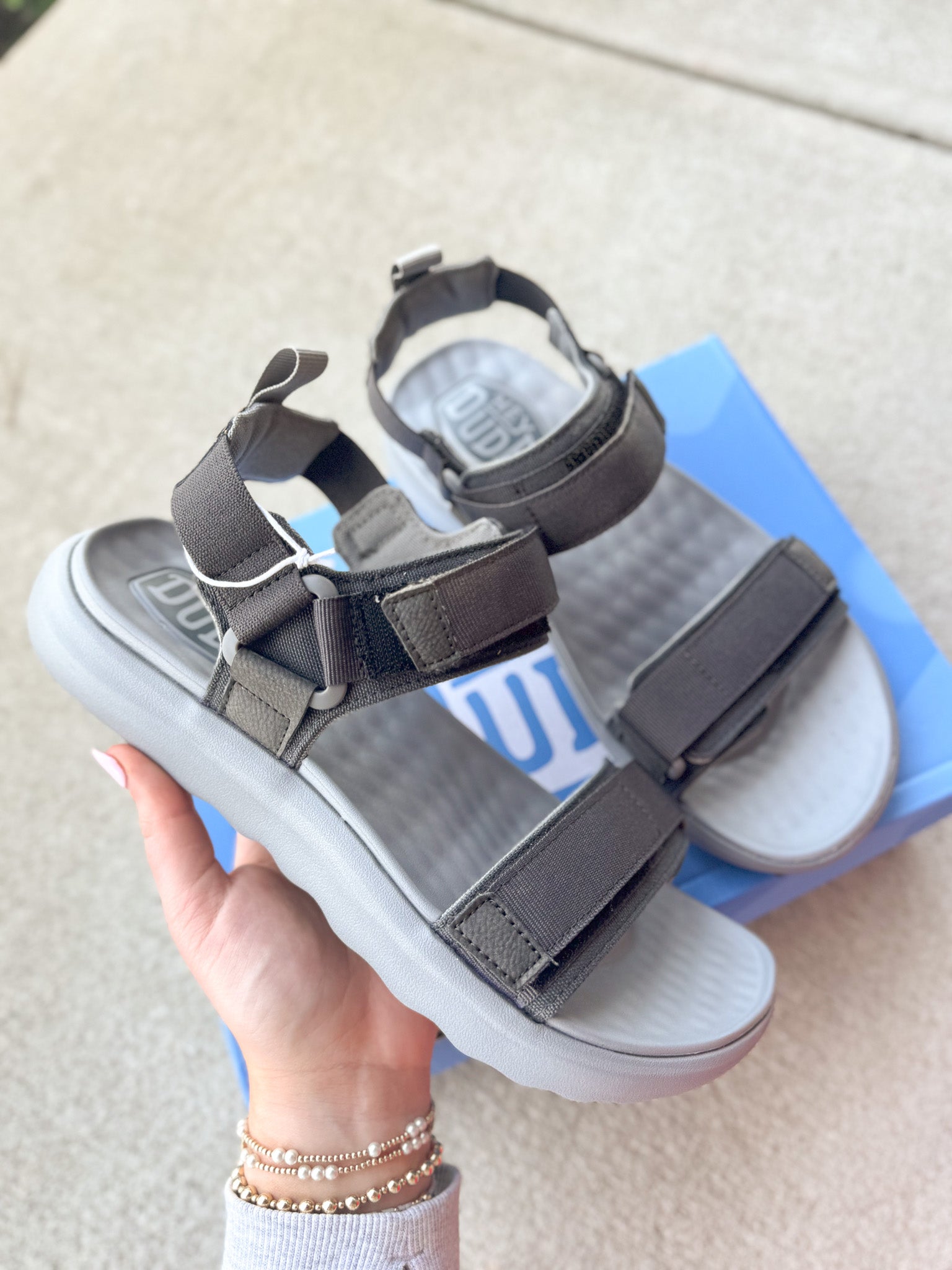 Men's Hey Dude Carson Sandal Sport Mode Black