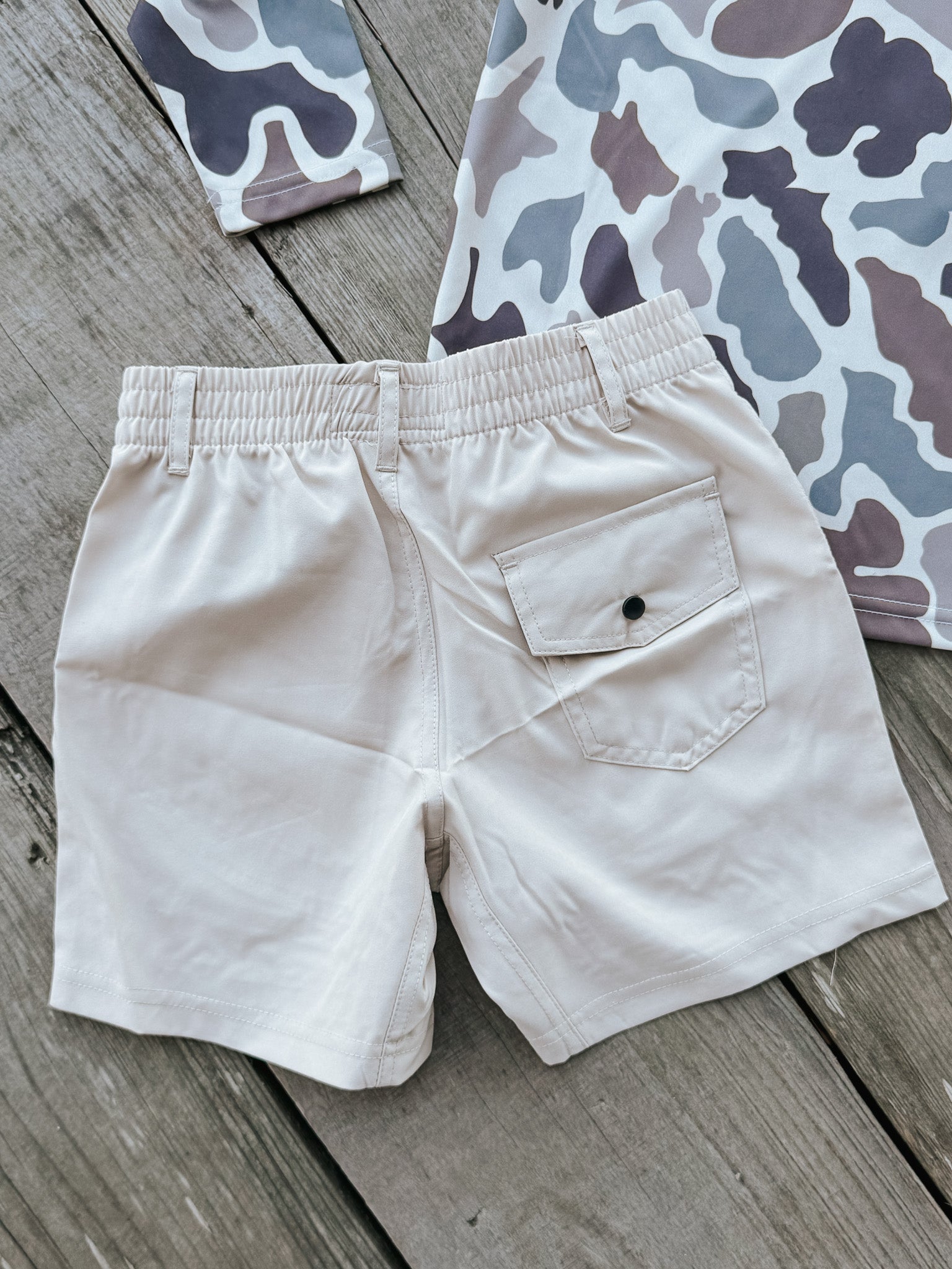 Youth Local Boy Outfitters Volley Shorts in Khaki