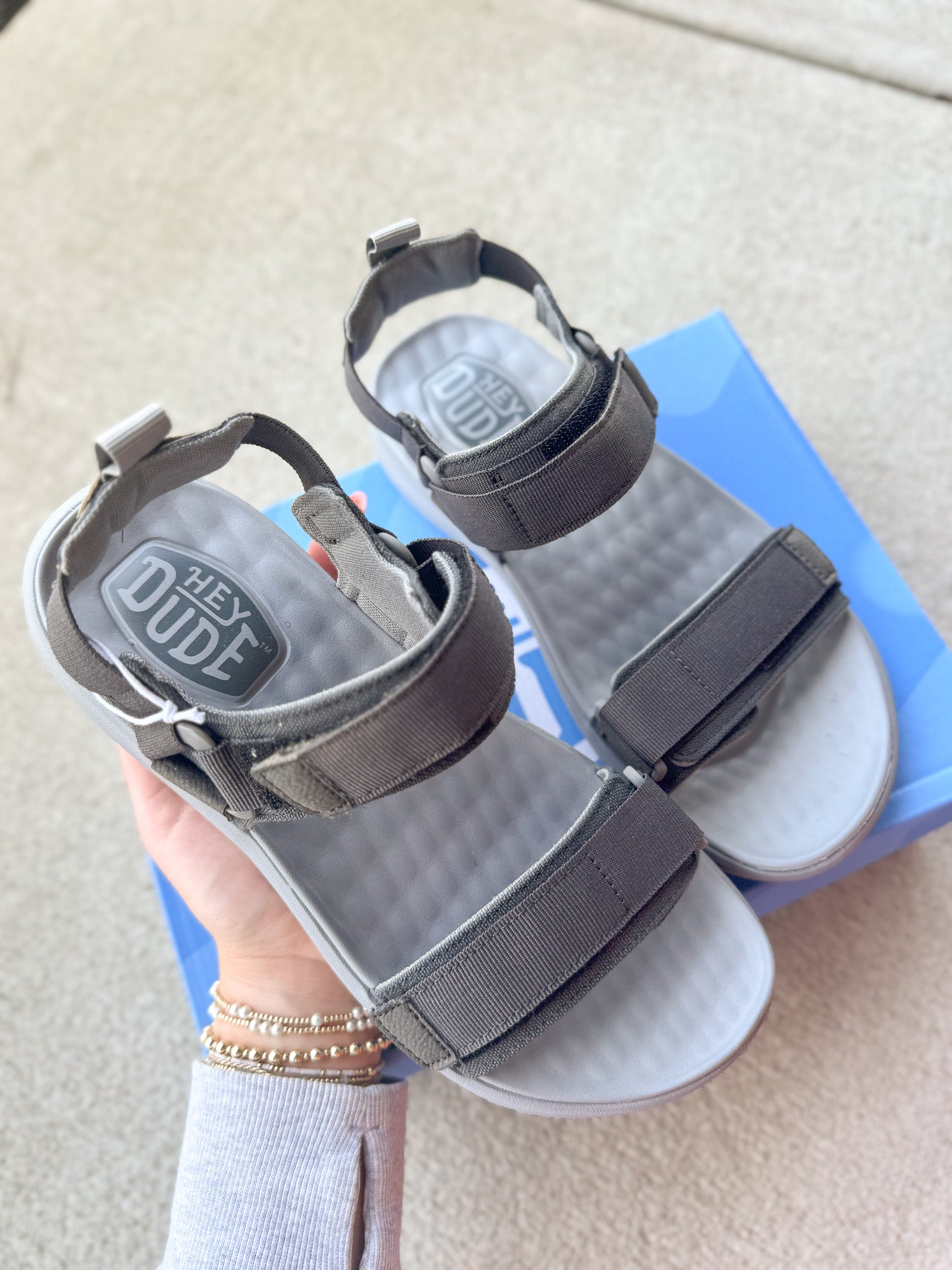 Men's Hey Dude Carson Sandal Sport Mode Black