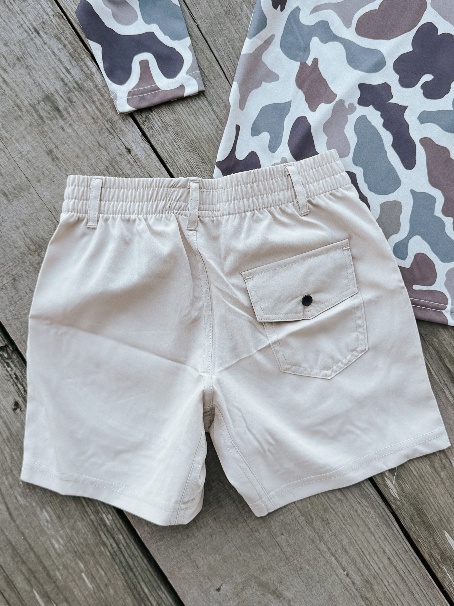 Youth Local Boy Outfitters Volley Shorts in Khaki