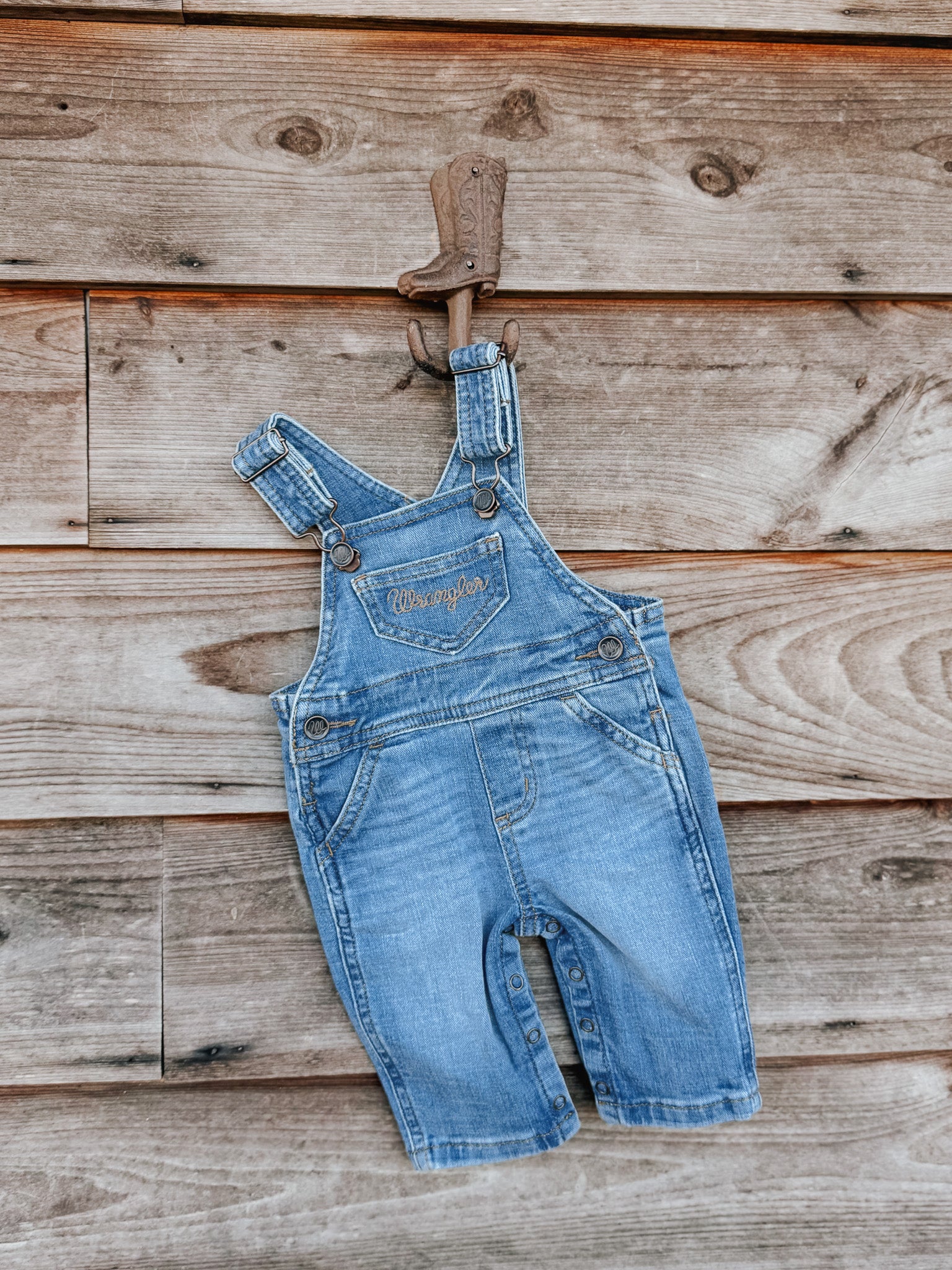 Wrangler Youth Kendra Denim Overalls