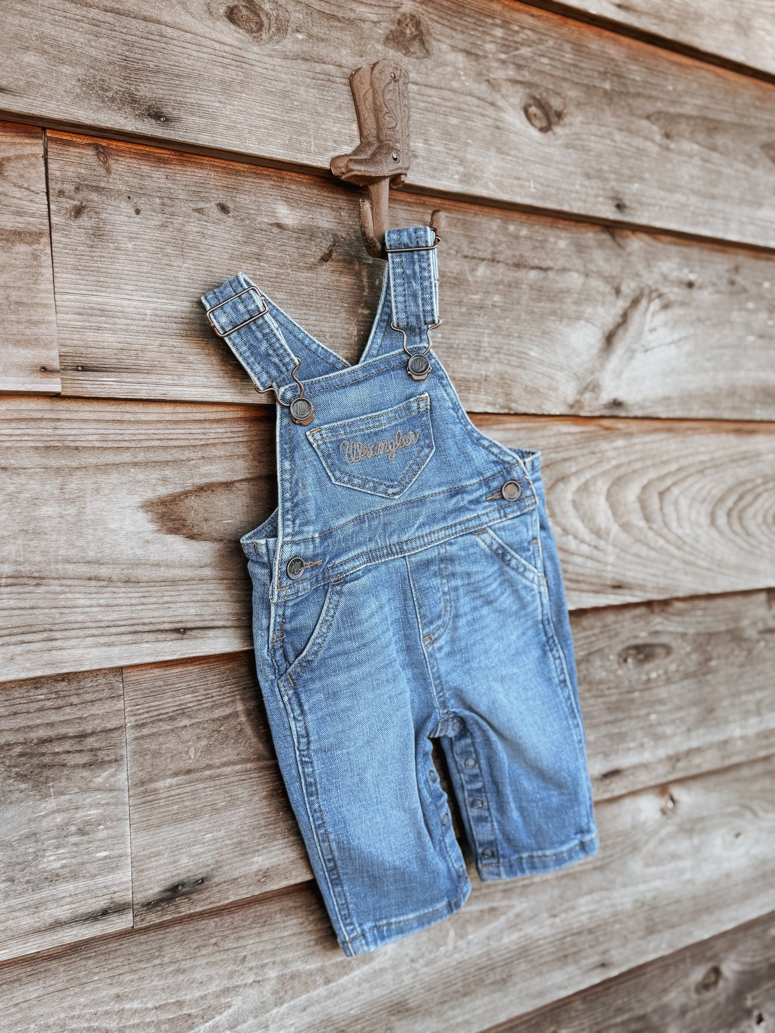 Wrangler Youth Kendra Denim Overalls