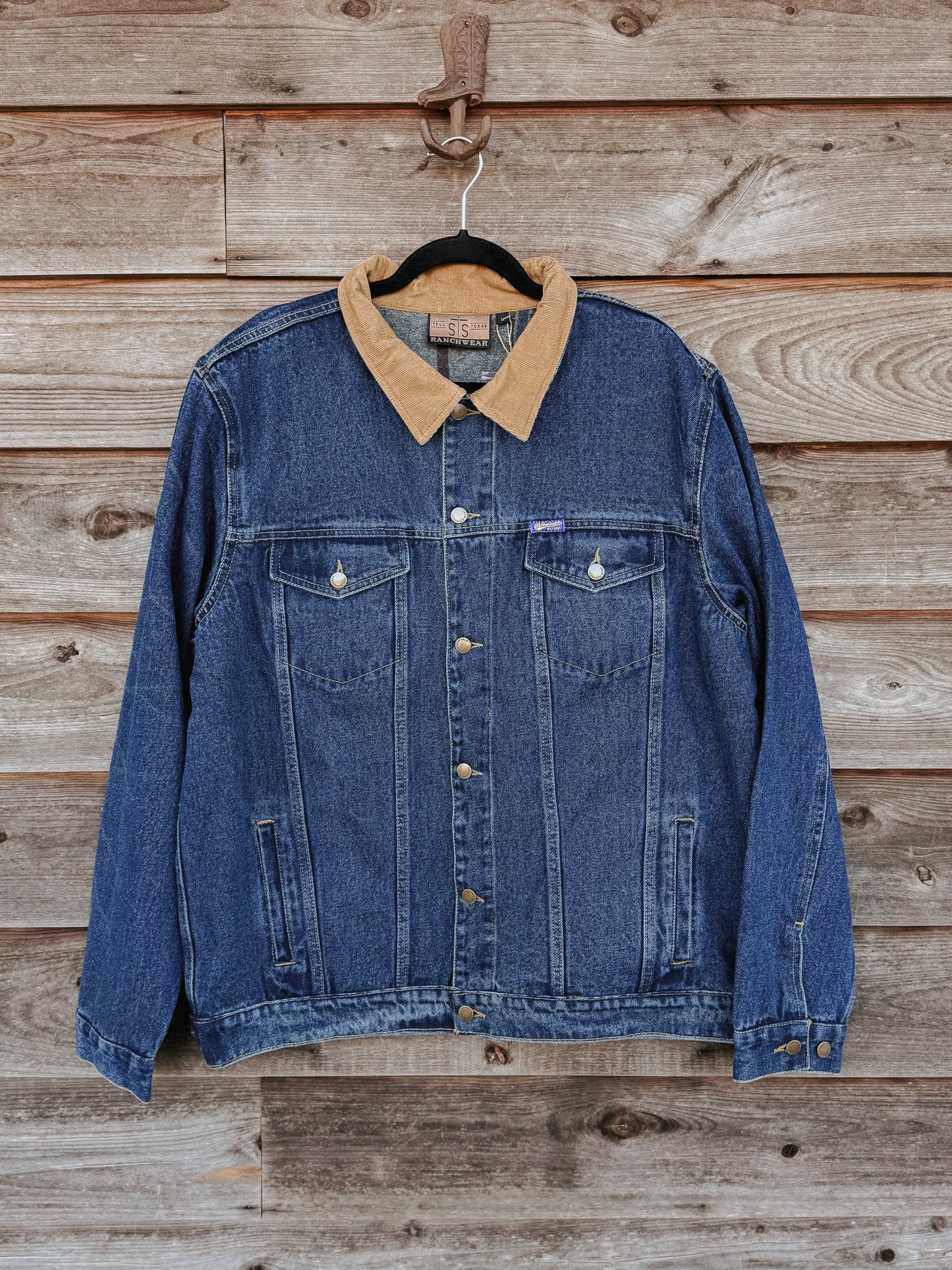 STS Ranchwear Price Wool Lined Denim Jacket