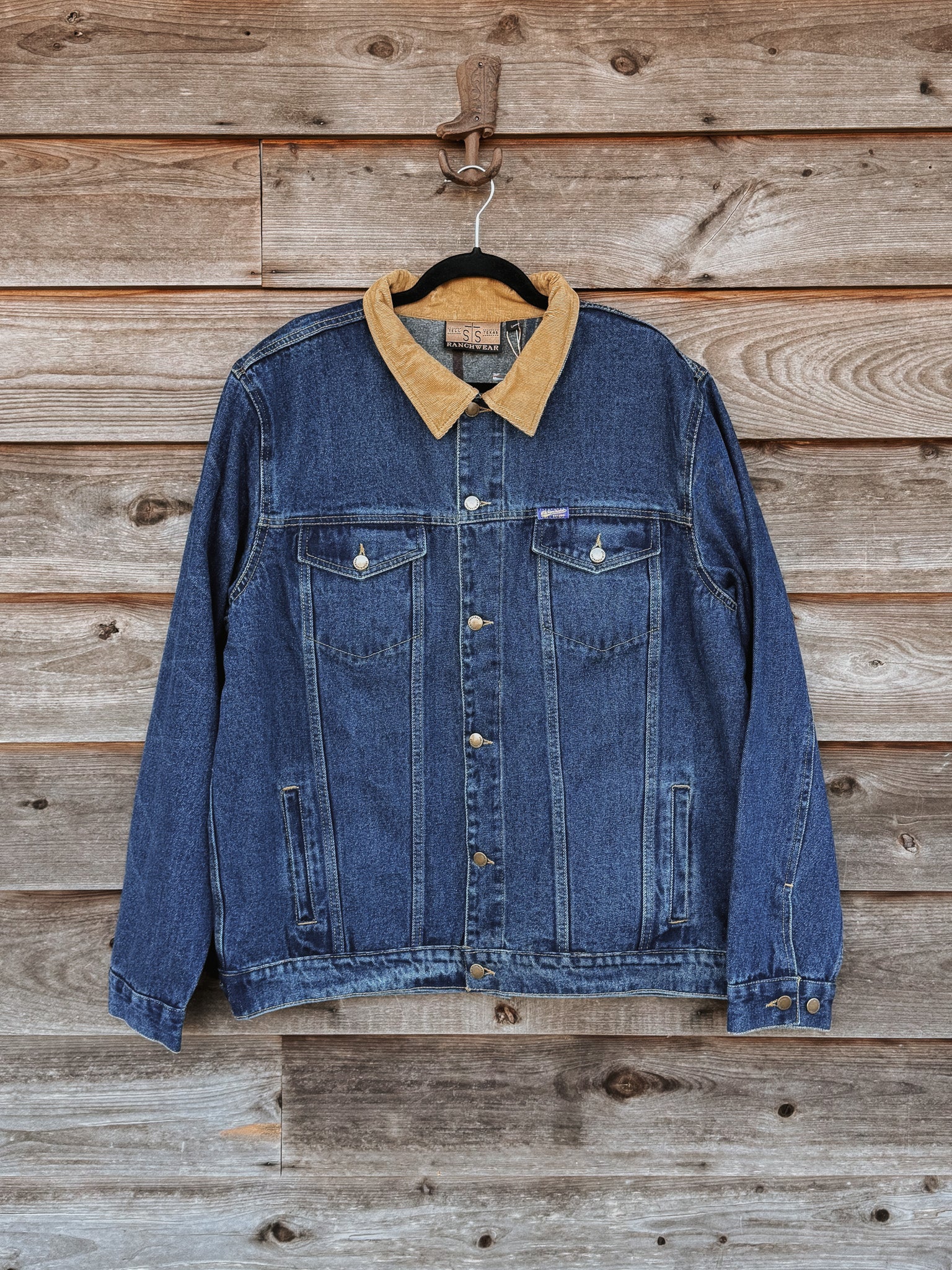 STS Ranchwear Price Wool Lined Denim Jacket