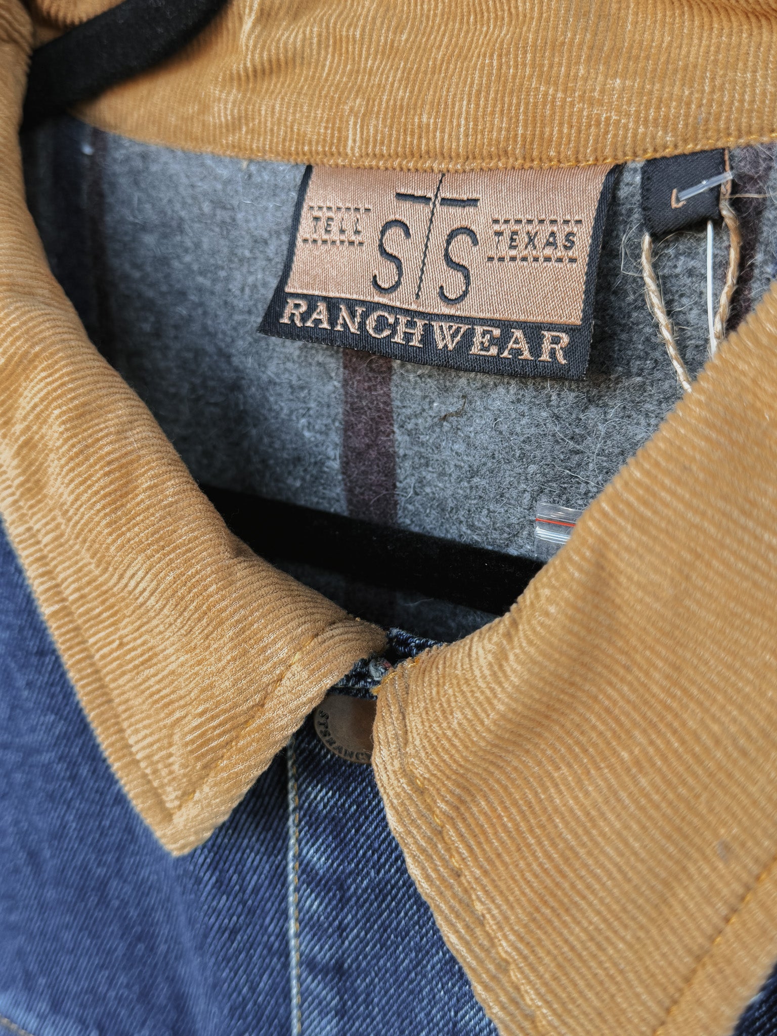 STS Ranchwear Price Wool Lined Denim Jacket