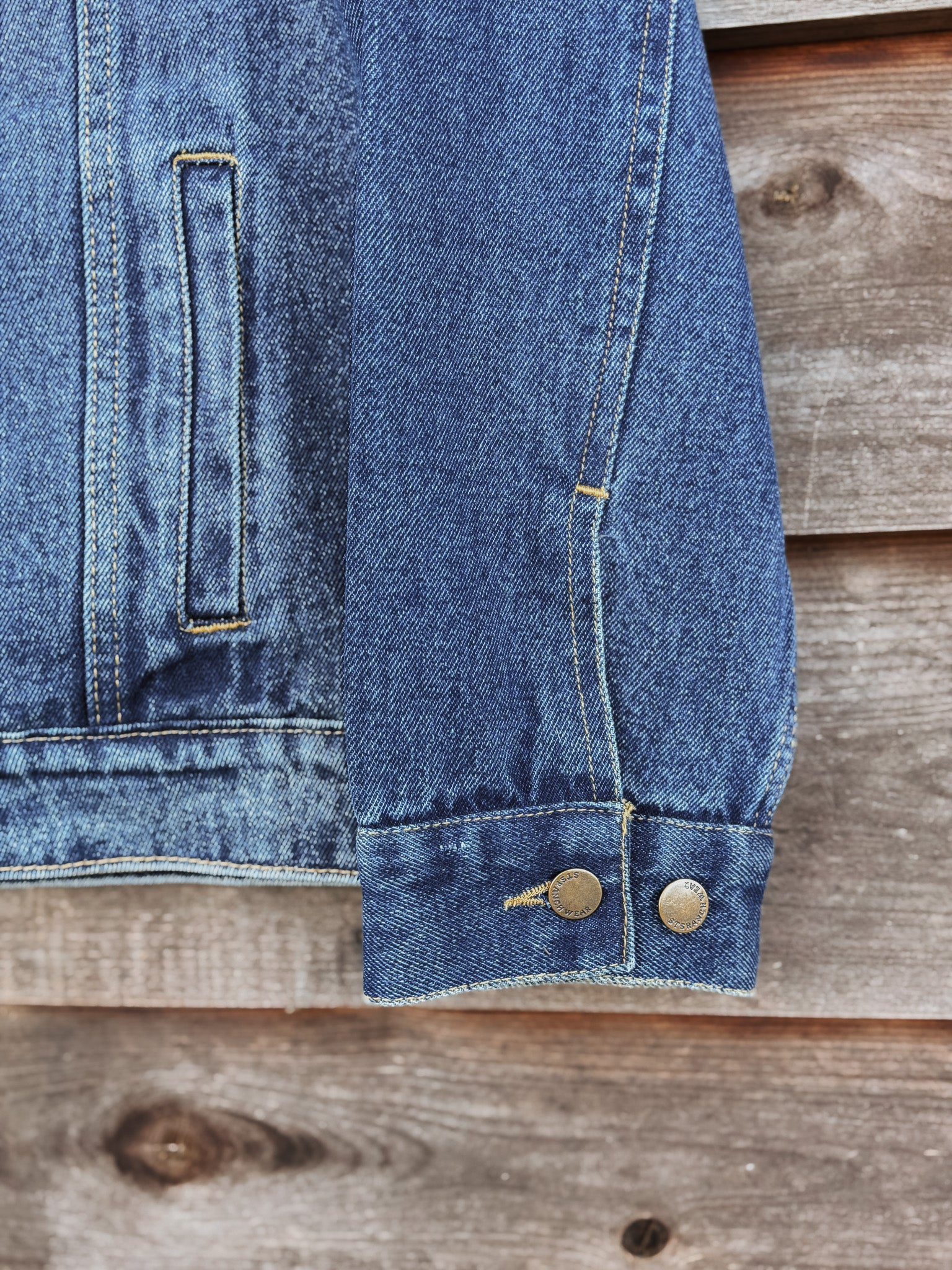 STS Ranchwear Price Wool Lined Denim Jacket