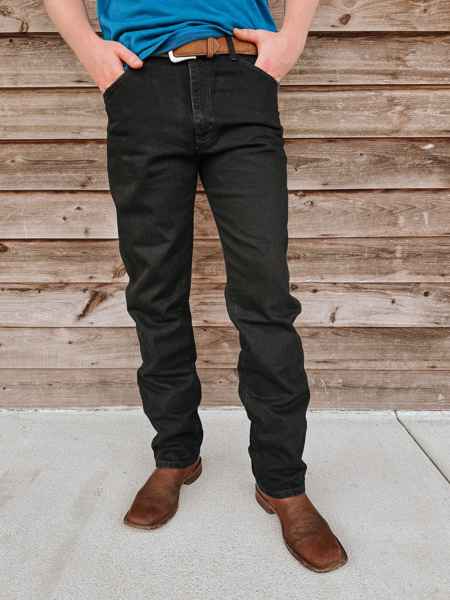 Men's Wrangler Cowboy Cut® Original Fit Jean in Black – Boot Country