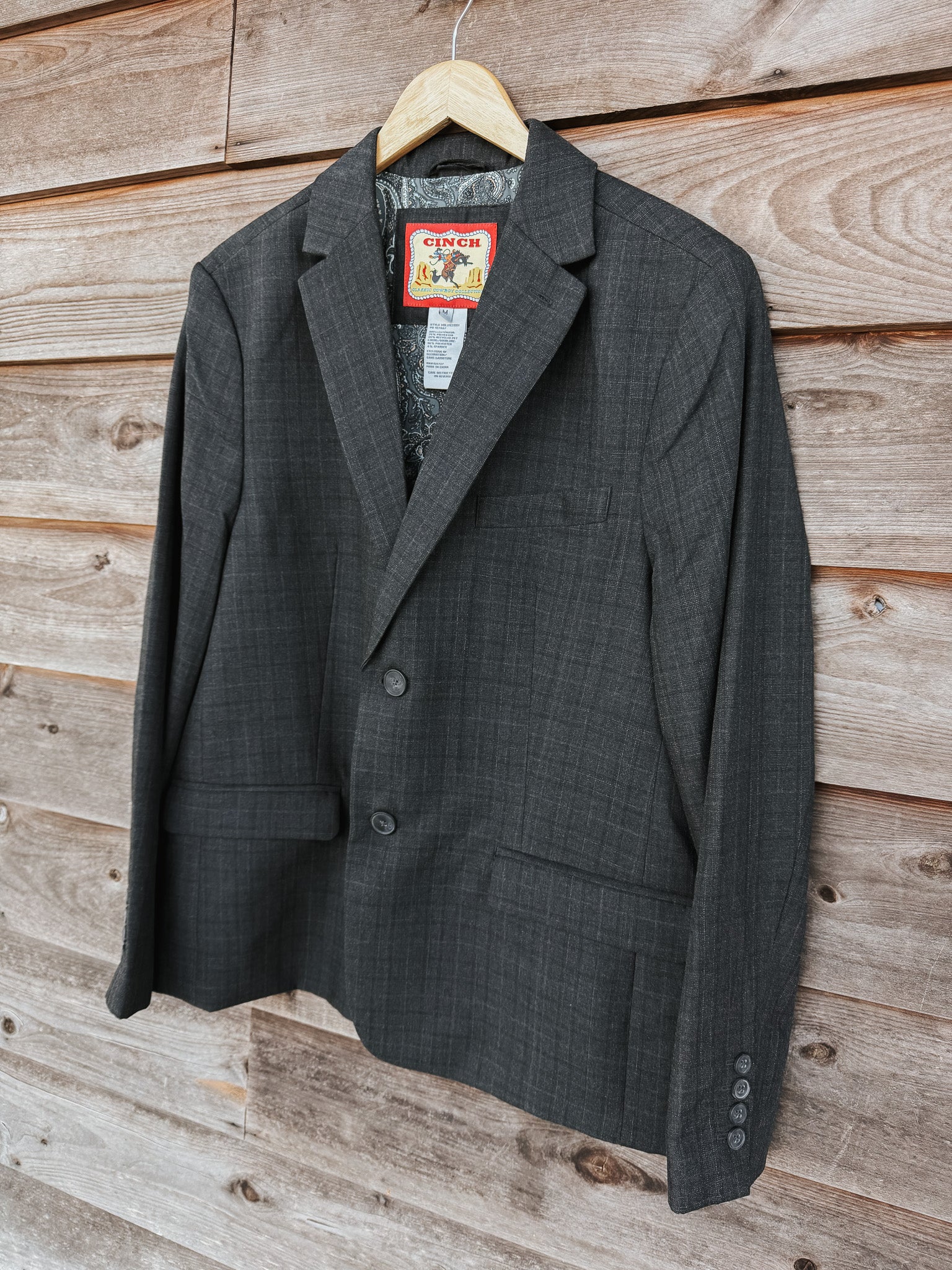 Cinch Sport Coat in Charcoal