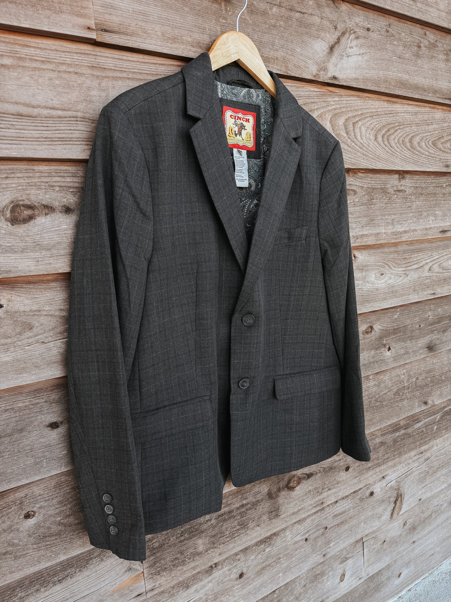 Cinch Sport Coat in Charcoal