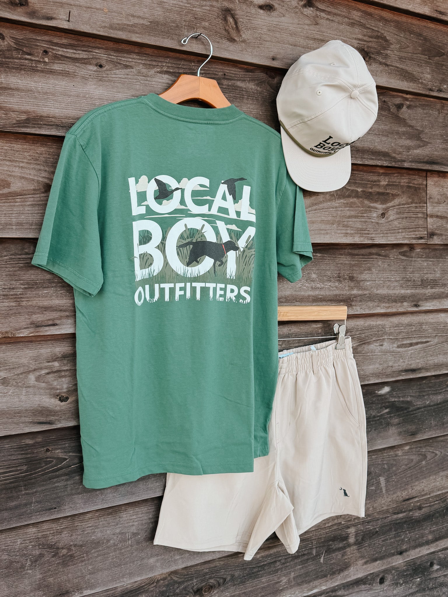 Local Boy Text and Tail T-Shirt
