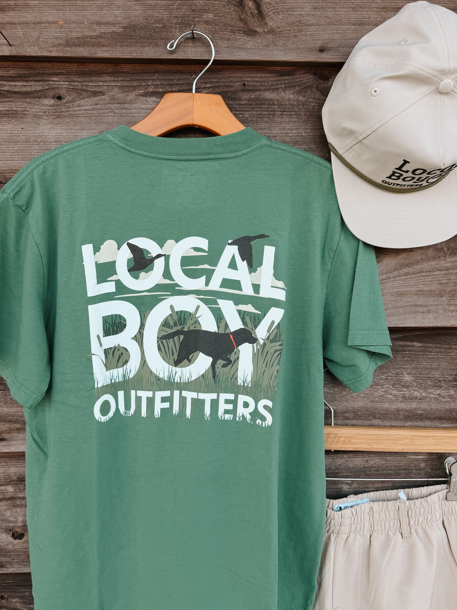 Local Boy Text and Tail T-Shirt