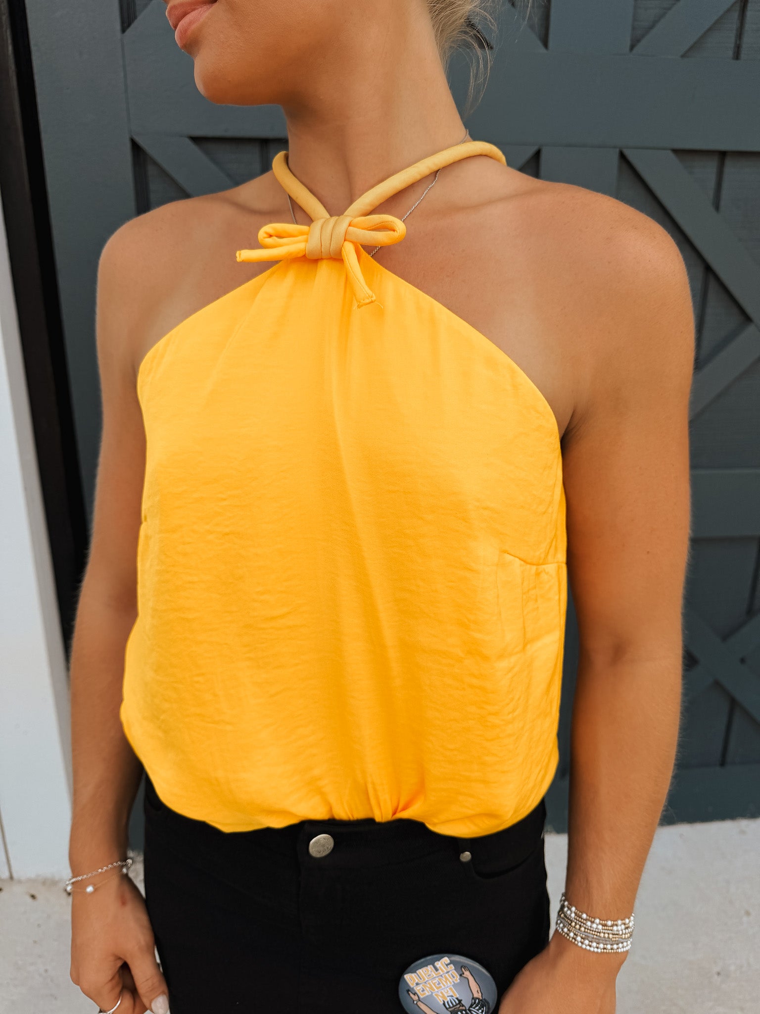 Good as Gold Halter Top