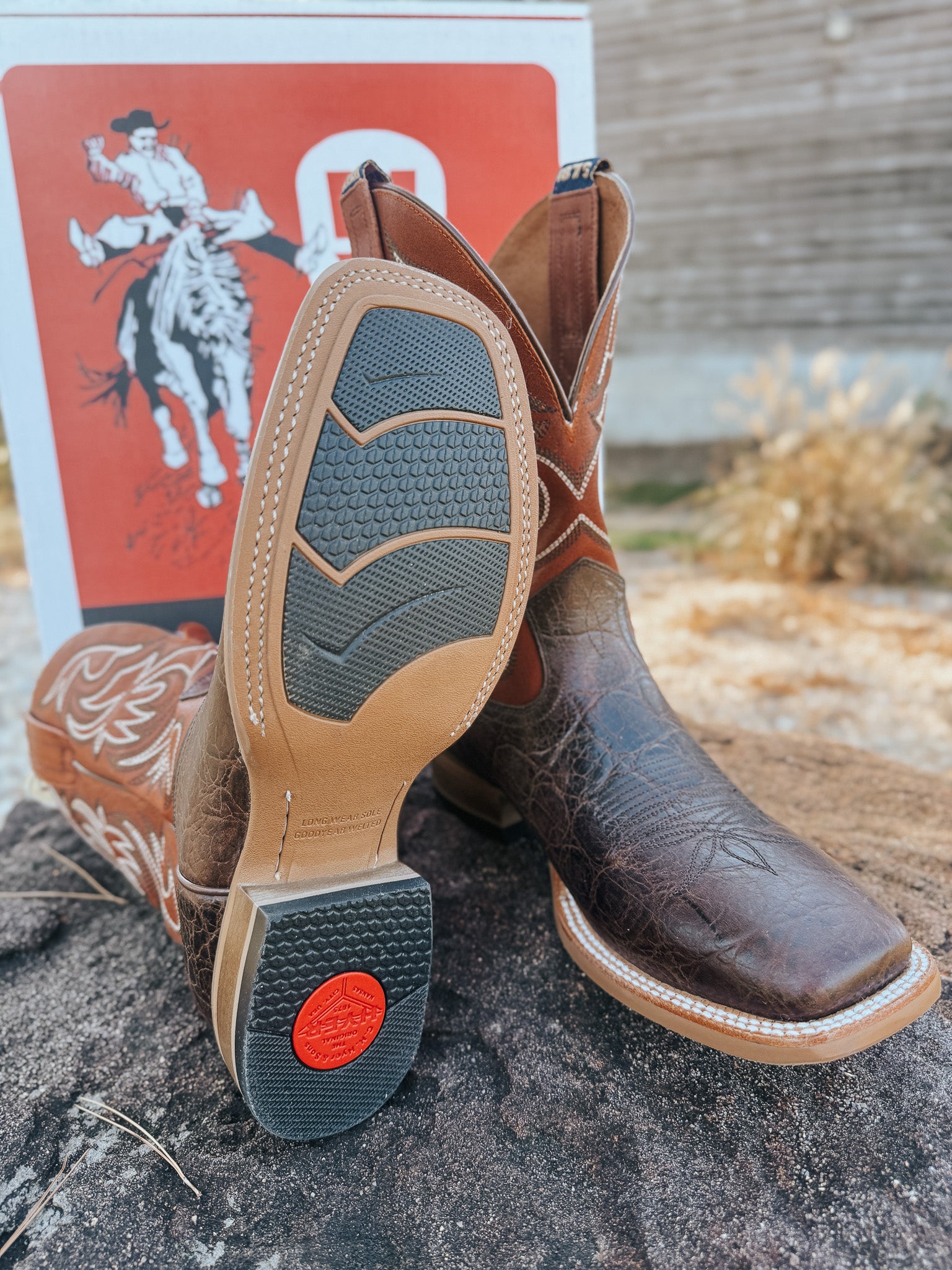 Men's Hyer 11" Bucklin Tan Boots