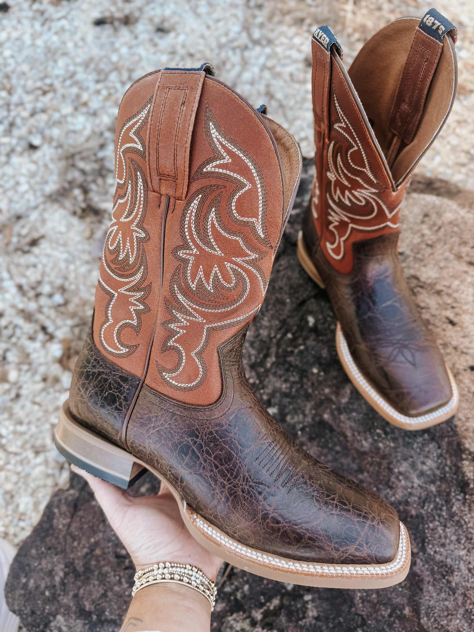 Men's Hyer 11" Bucklin Tan Boots