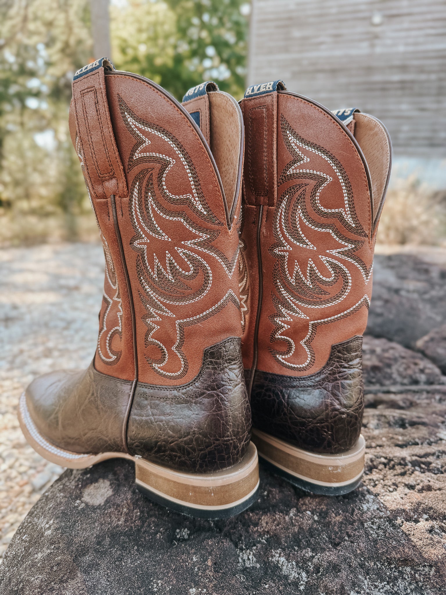 Men's Hyer 11" Bucklin Tan Boots