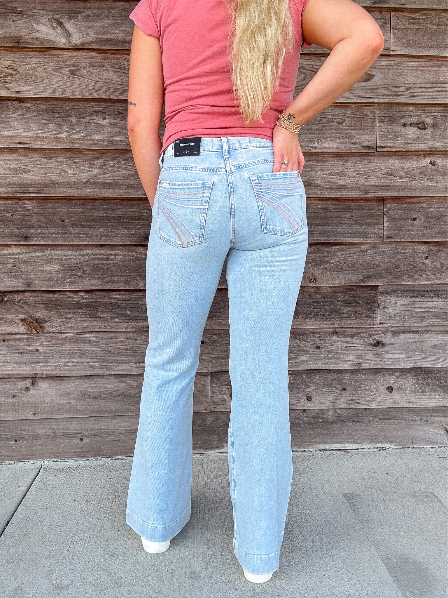 7 For All Mankind Tailorless Left Hand Dojo Wide Leg Jean