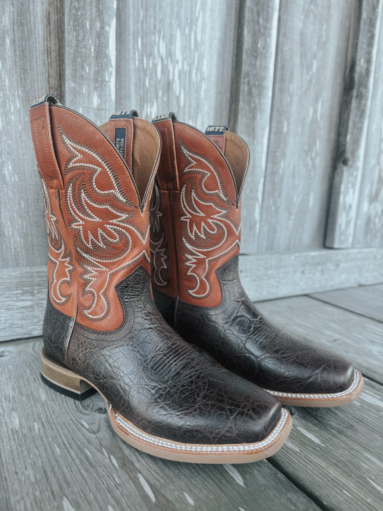 Men's Hyer 11" Bucklin Tan Boots