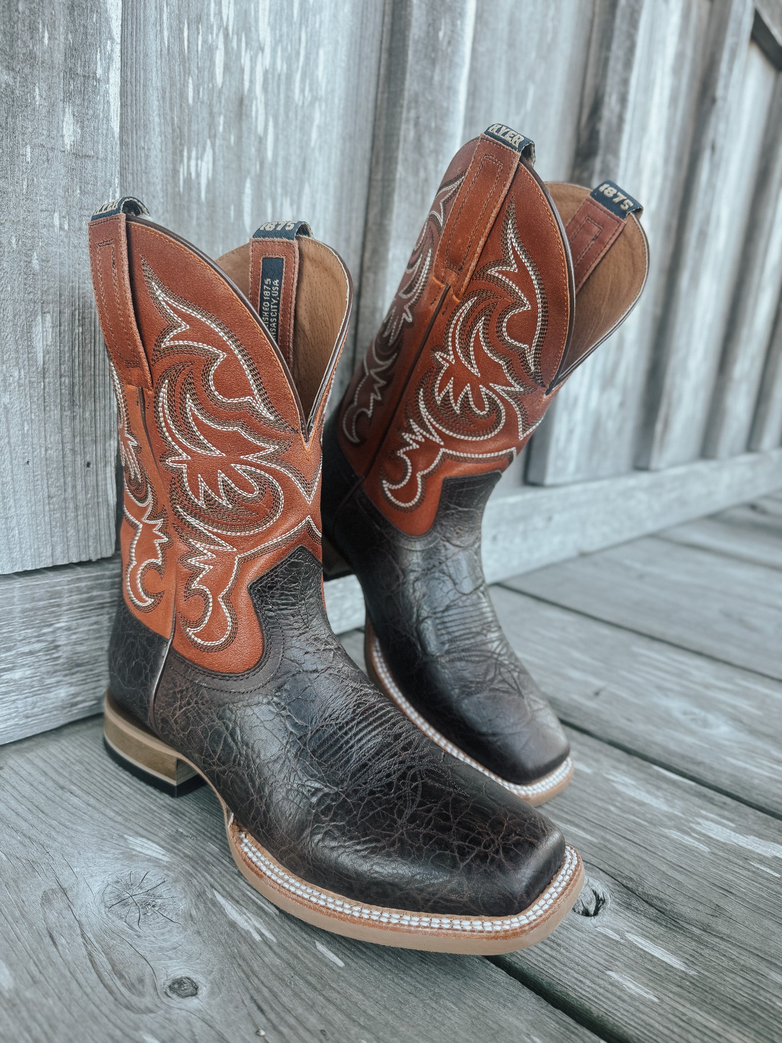 Men's Hyer 11" Bucklin Tan Boots