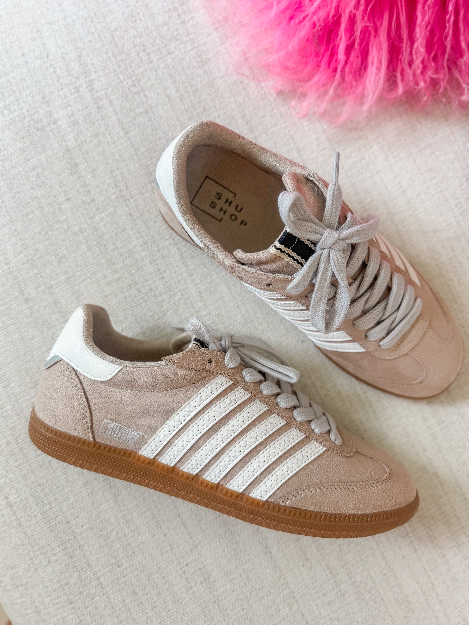 The Stevie Sneakers in Taupe