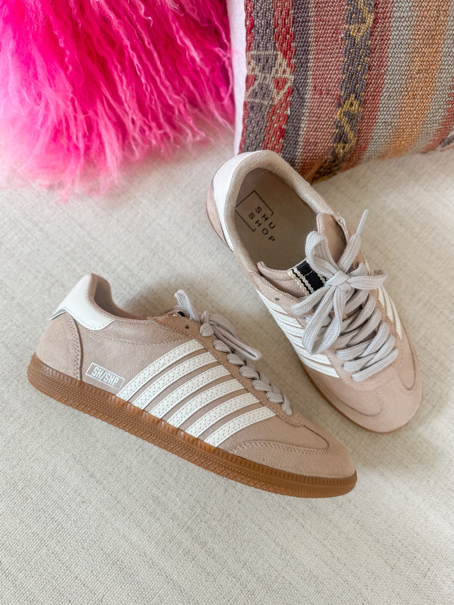 The Stevie Sneakers in Taupe