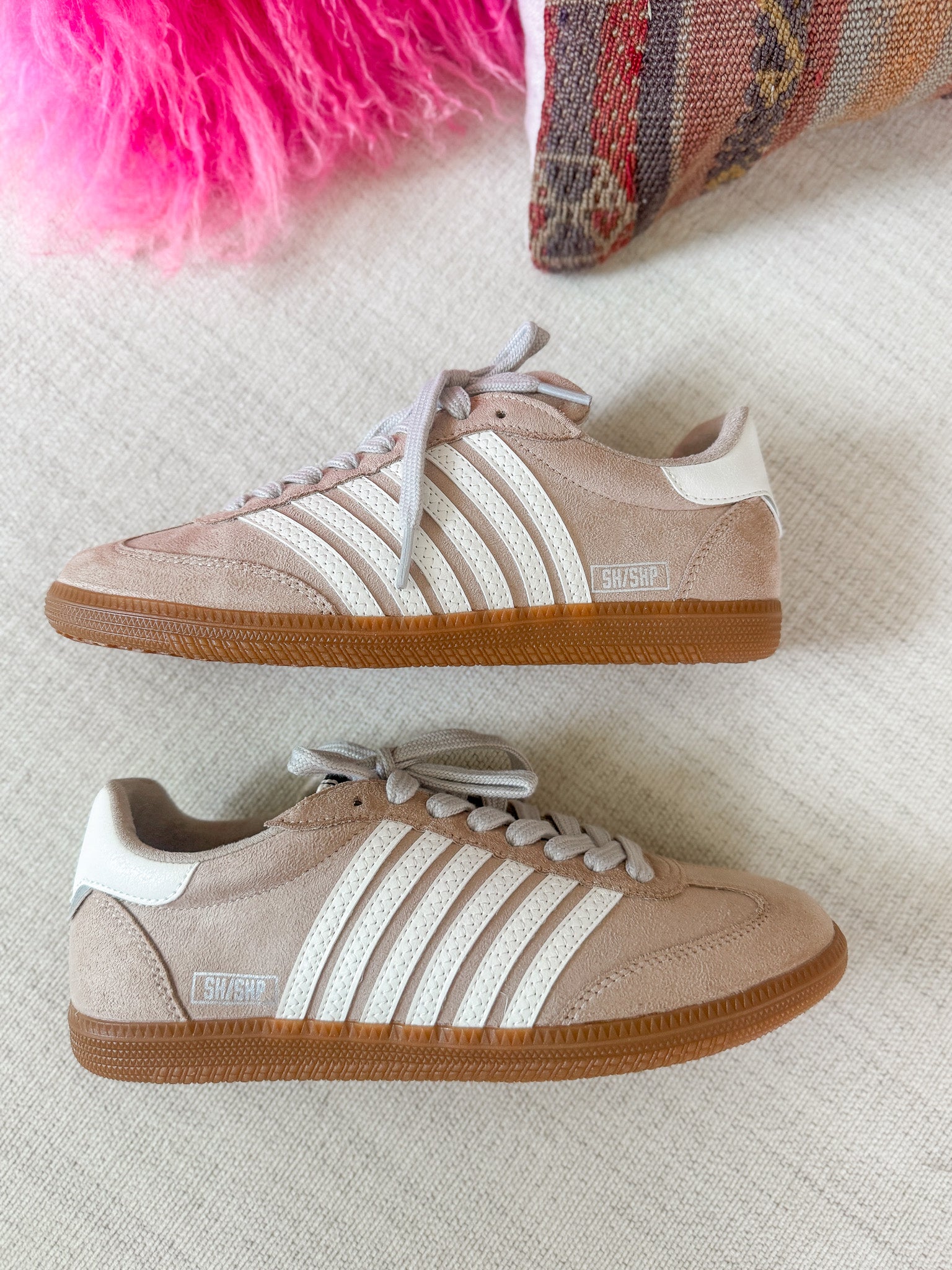 The Stevie Sneakers in Taupe