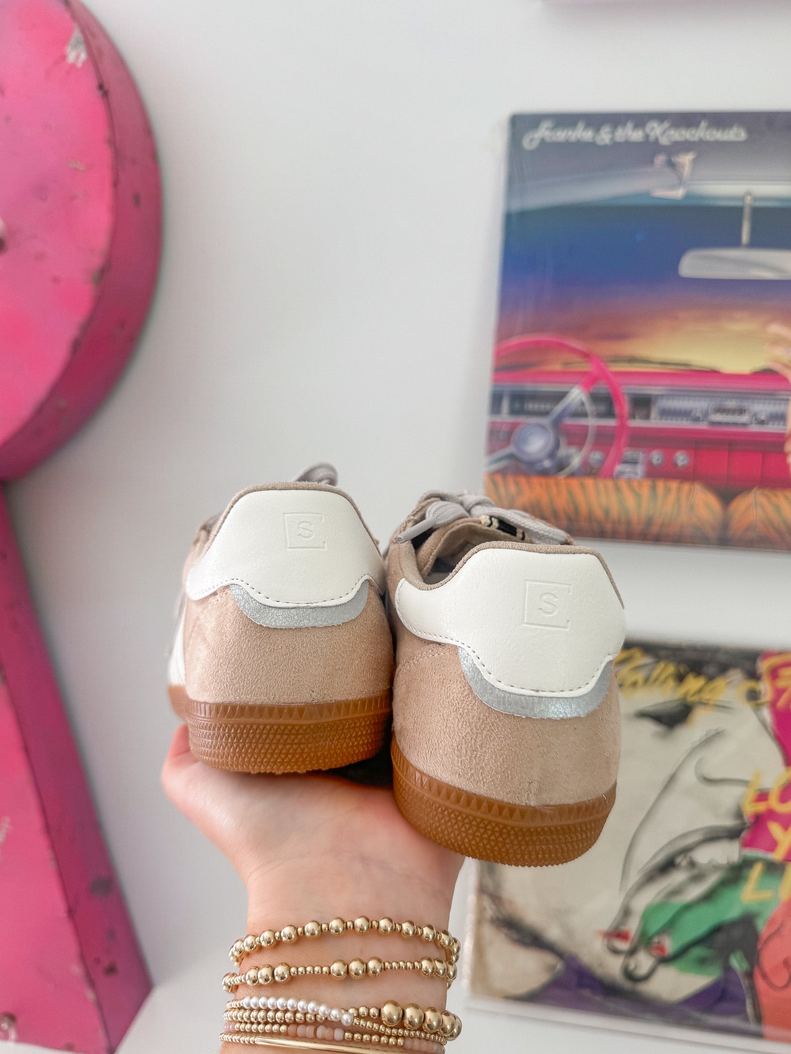 The Stevie Sneakers in Taupe