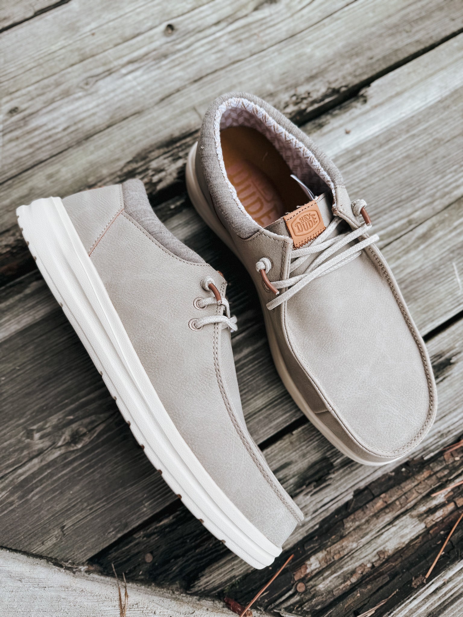 Men's Hey Dude Paul Classic Taupe – Boot Country