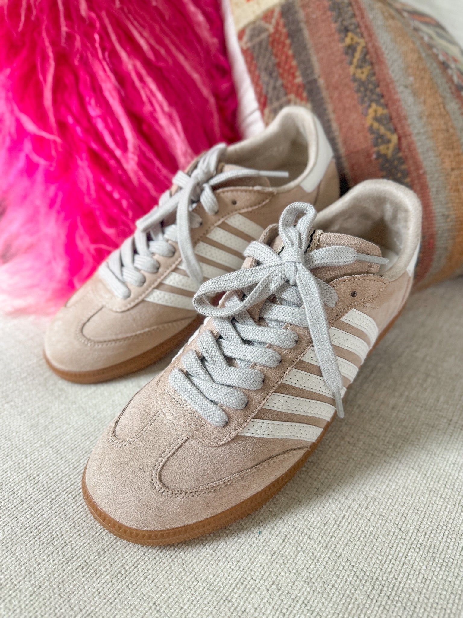 The Stevie Sneakers in Taupe