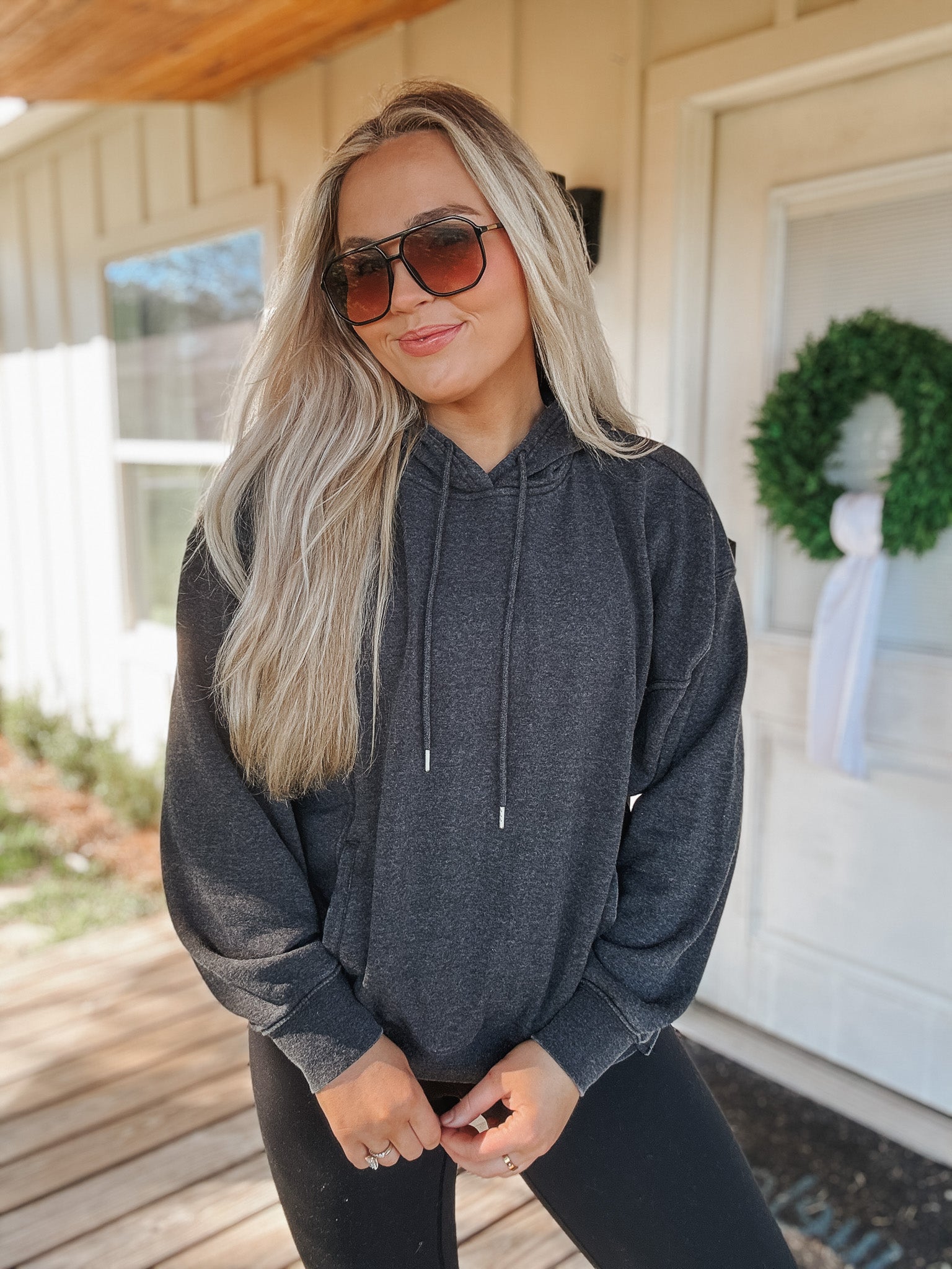 Cold Snap Black Hoodie