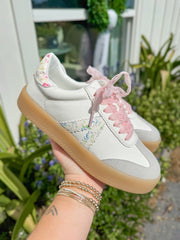 Floral Fields White Sneakers