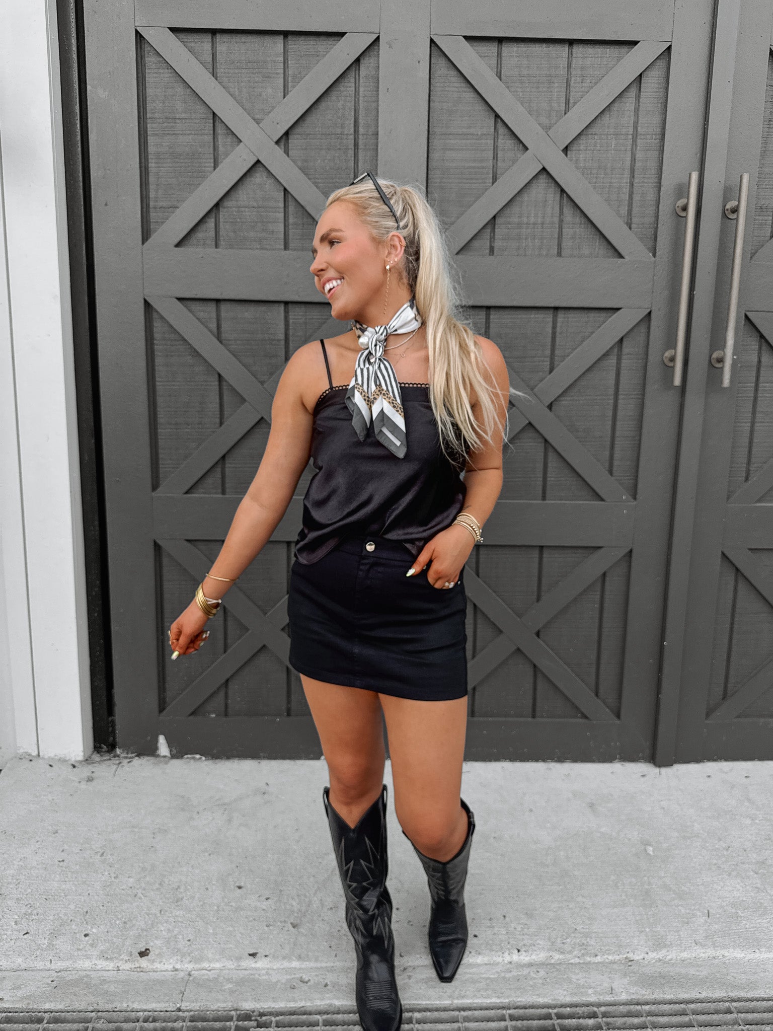 Golden Opportunity Top in Black
