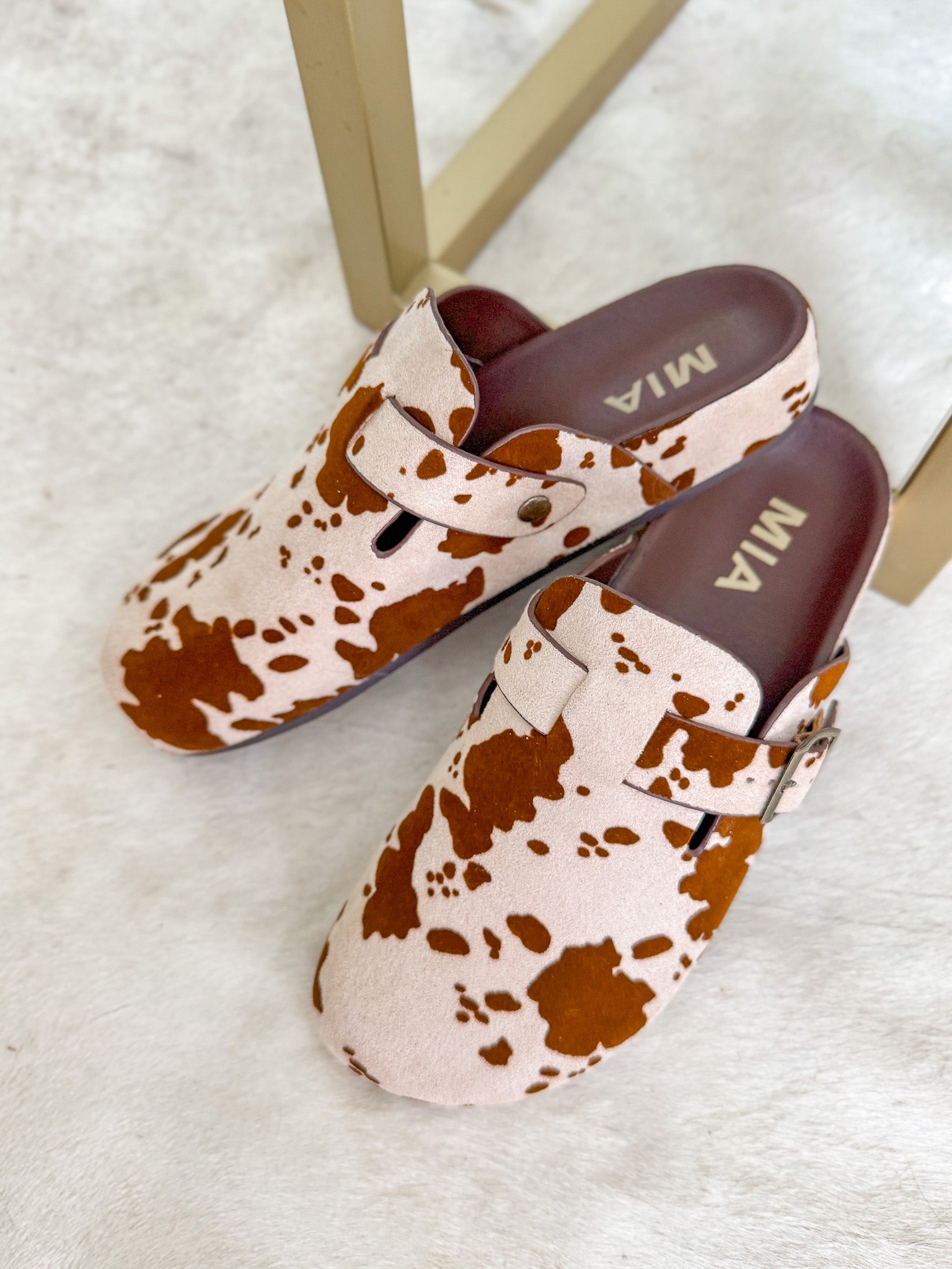 The Gipsy Brown Cow Clogs